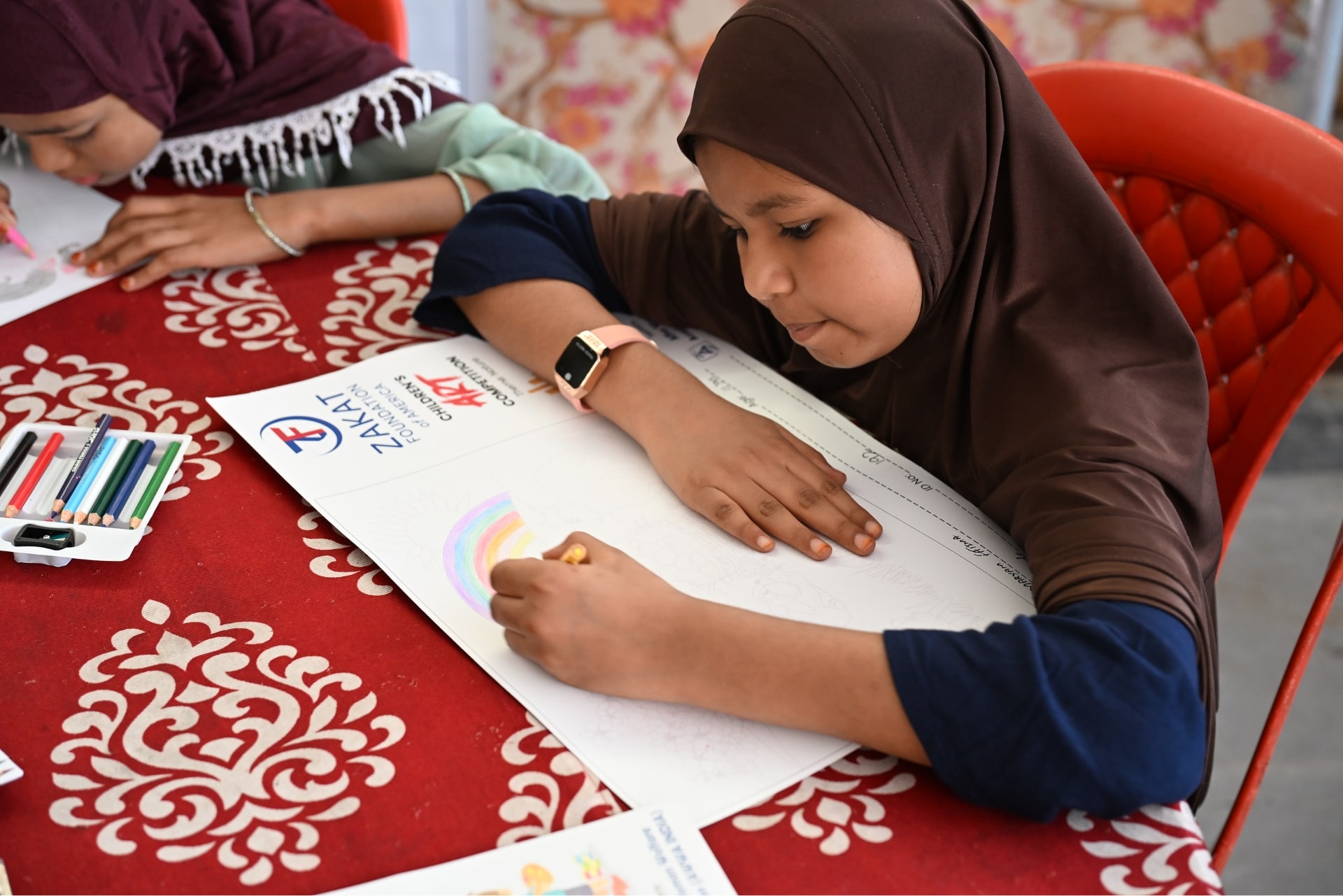 We encourage our sponsored orphans to express themselves in many ways including this art competition.