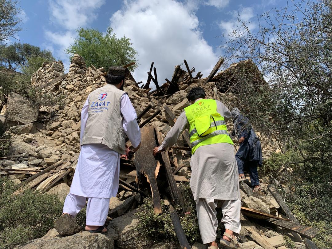 The terrain has proved even more difficult in the aftermath of the Afghanistan earthquake for our field teams