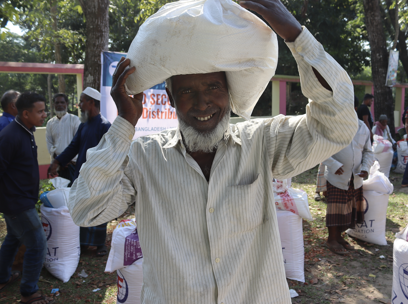A bag of rice brings weeks of meals for families facing food insecurity