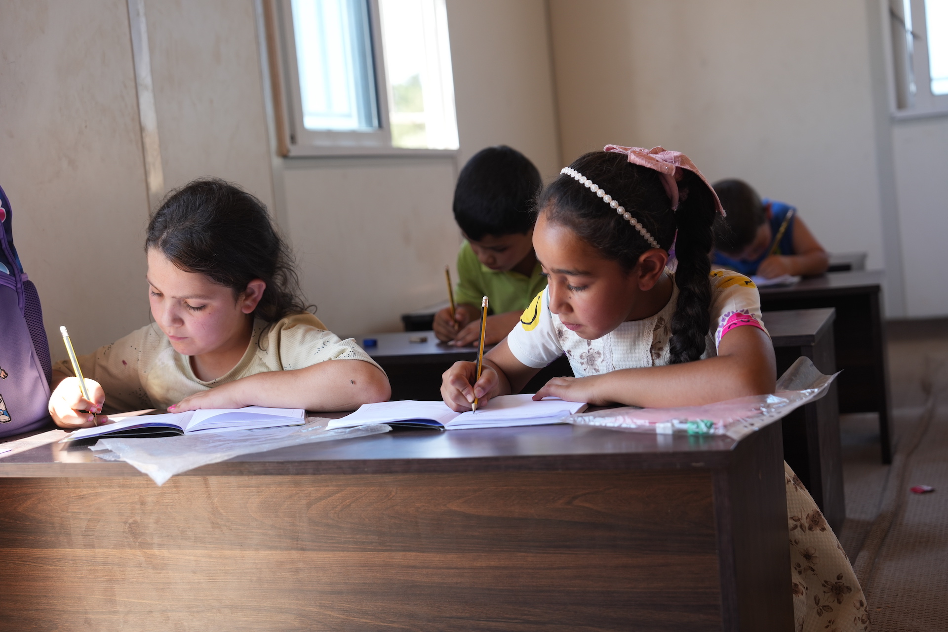 A bright future awaits for students at our caravan school in Jordan