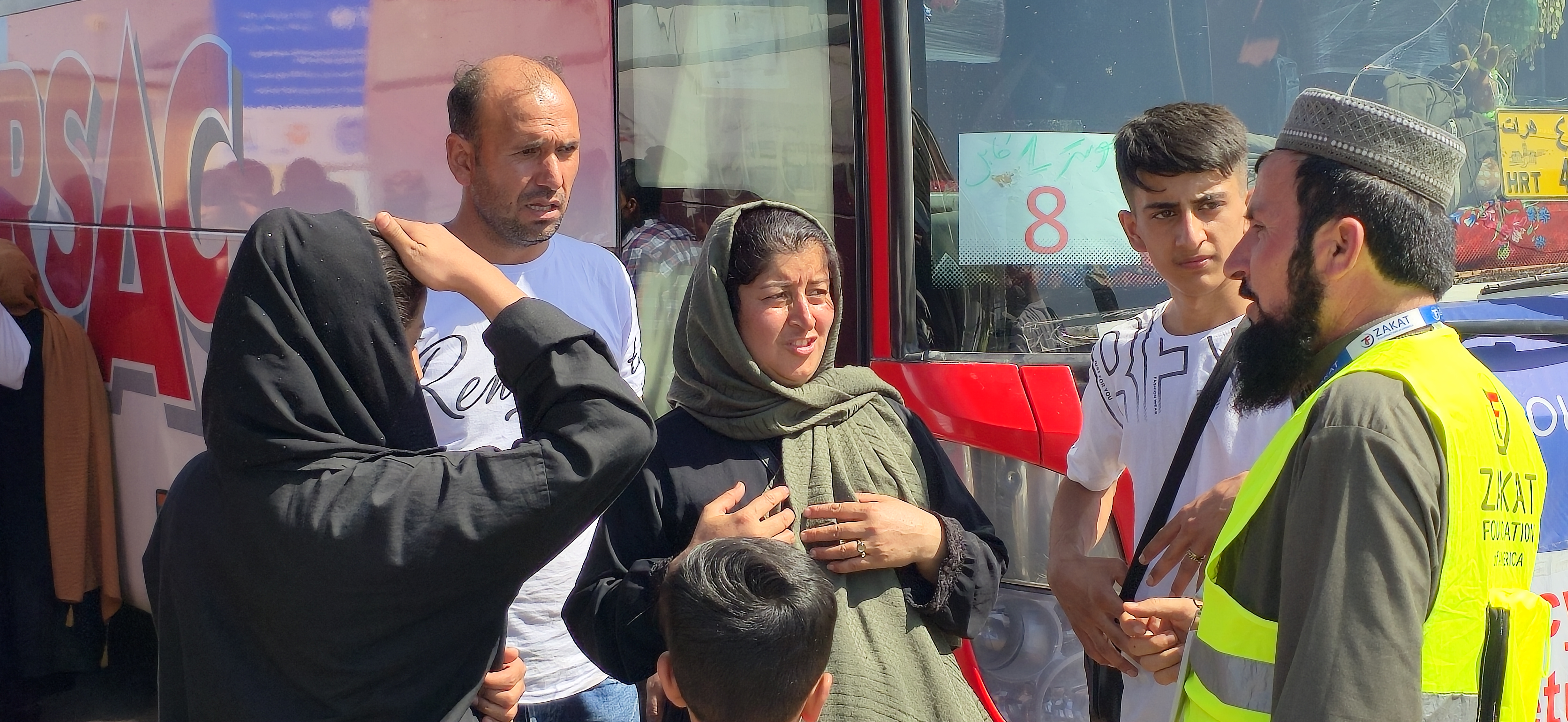 Afghan refugees returning home from Iran speak with our team members about their plight