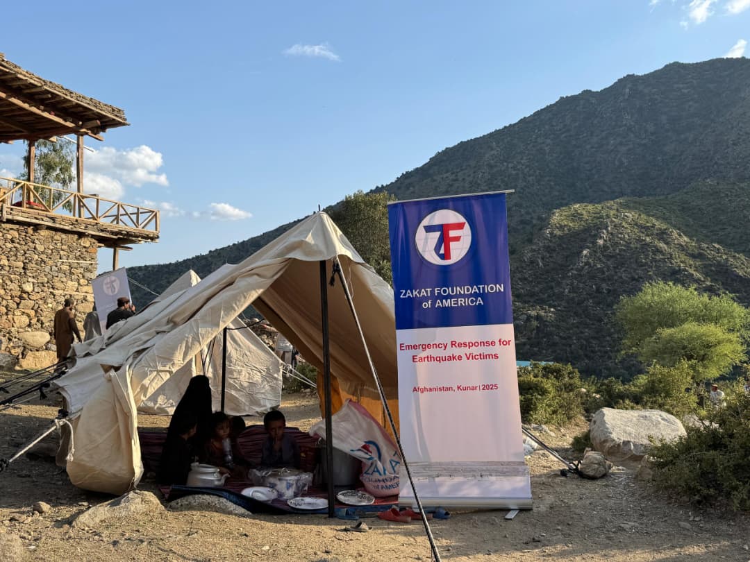 Afghanistan earthquake survivors find shelter in our tents after receiving essentials