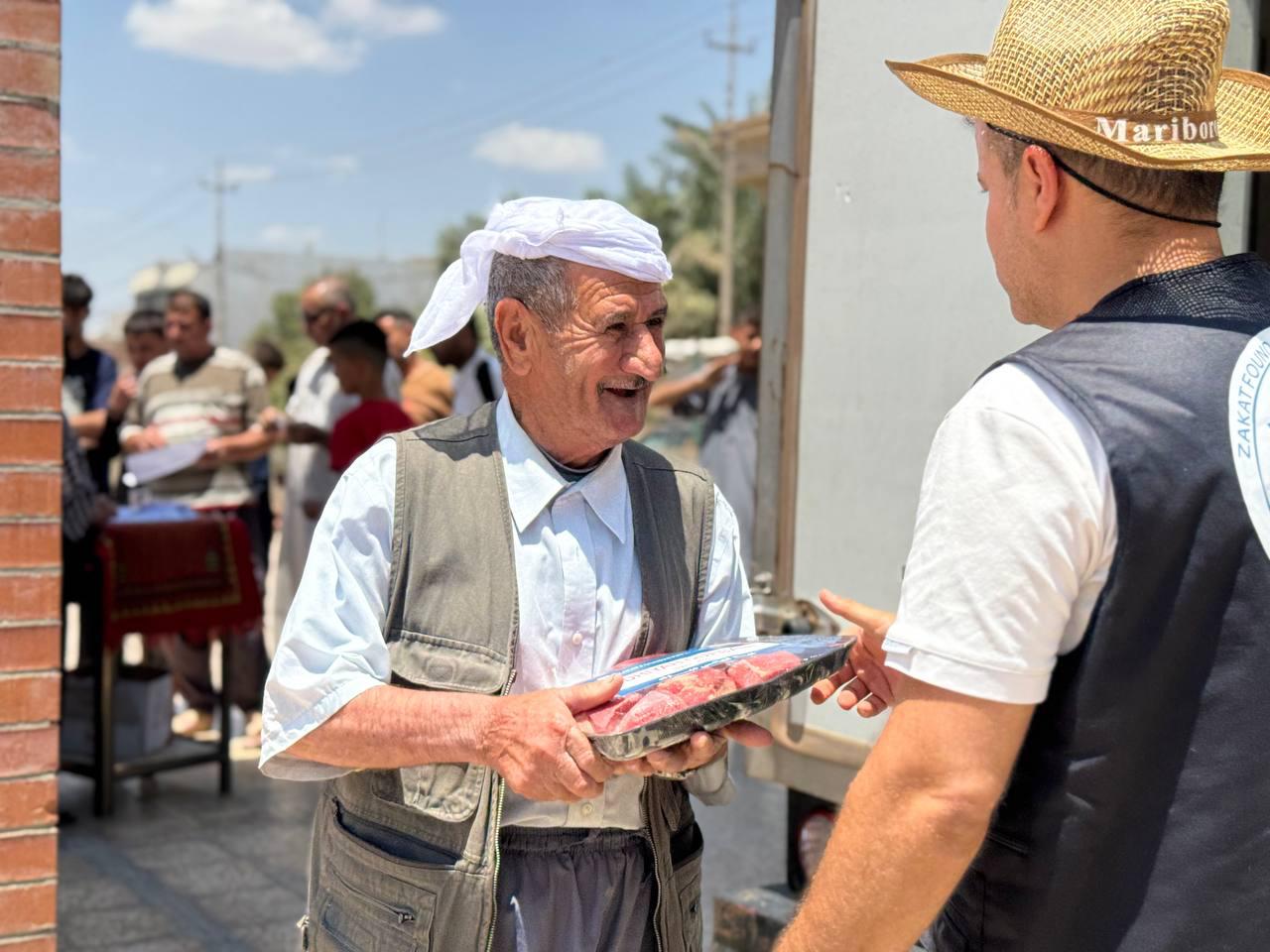 An elderly man shares his excitement in receiving your donated Udhiyah-Qurbani meat shares
