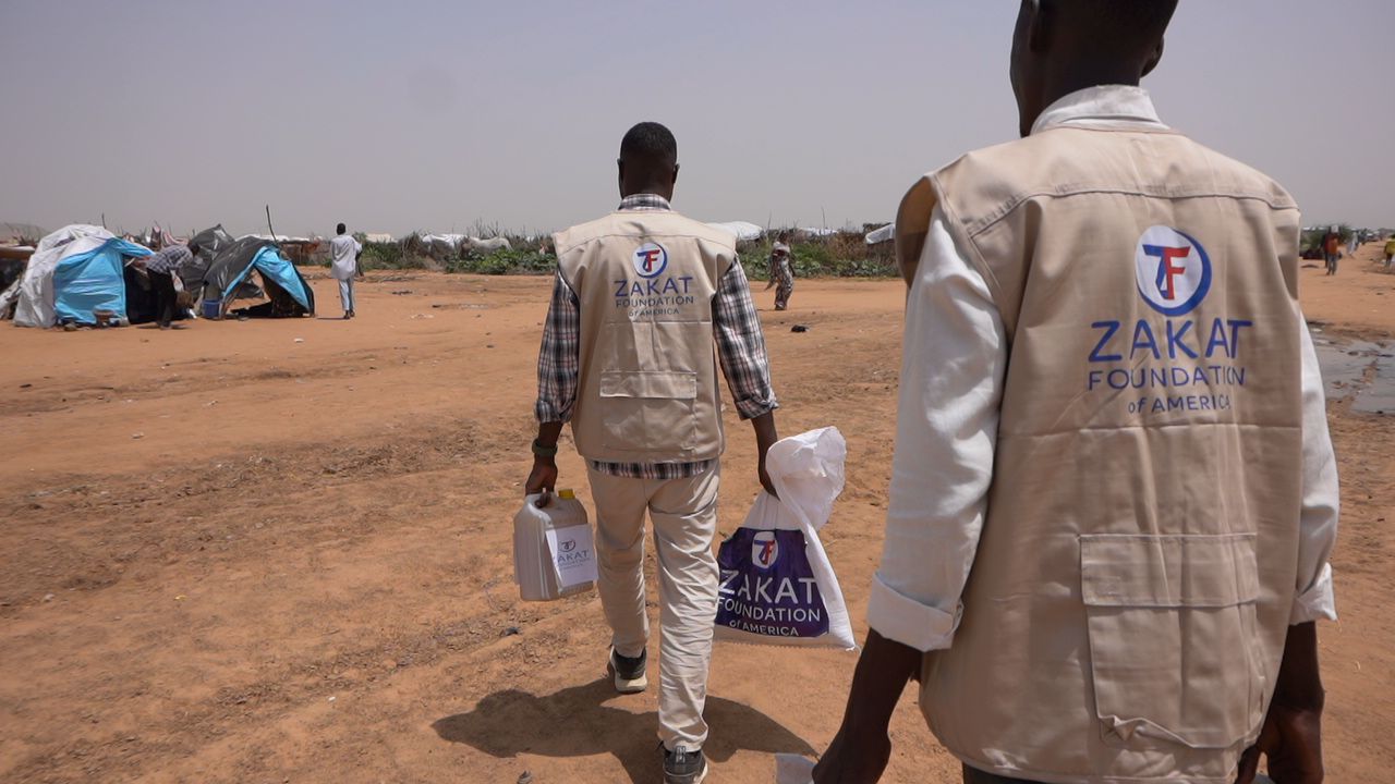 As families seek shelter in Sudan our teams ensure they have food to nourish themselves