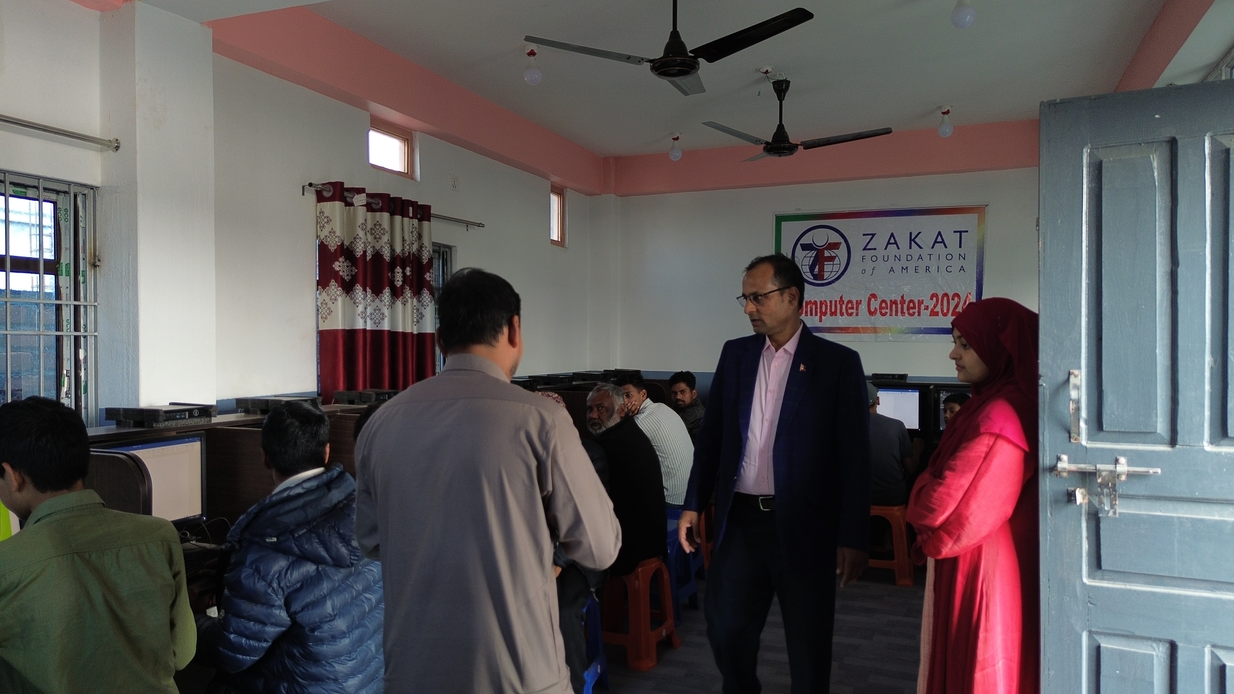 At our training centers students learn skills to tread the path of self sufficiency