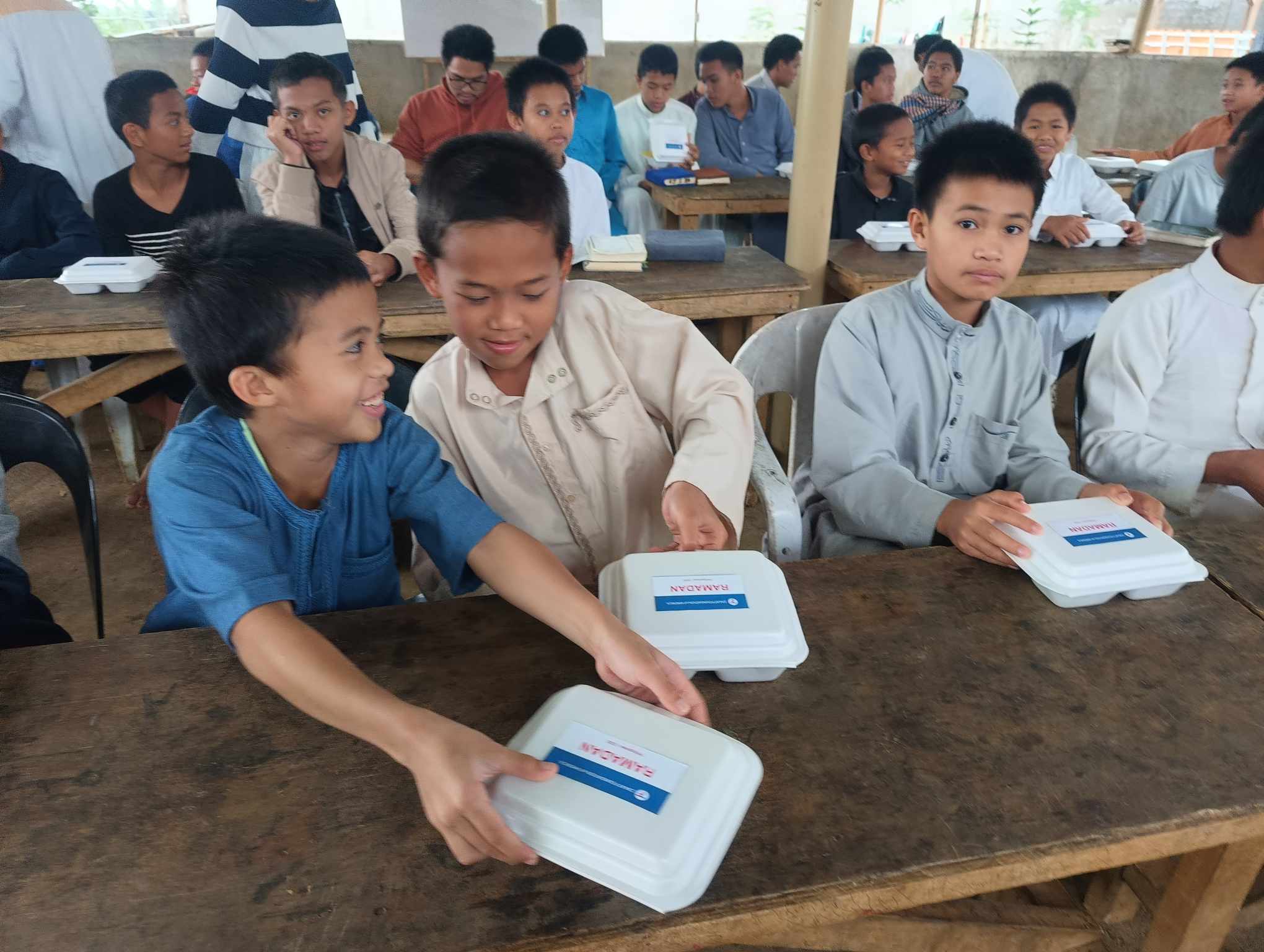 Children are excited to break their fast on warm, nourishing iftar meals