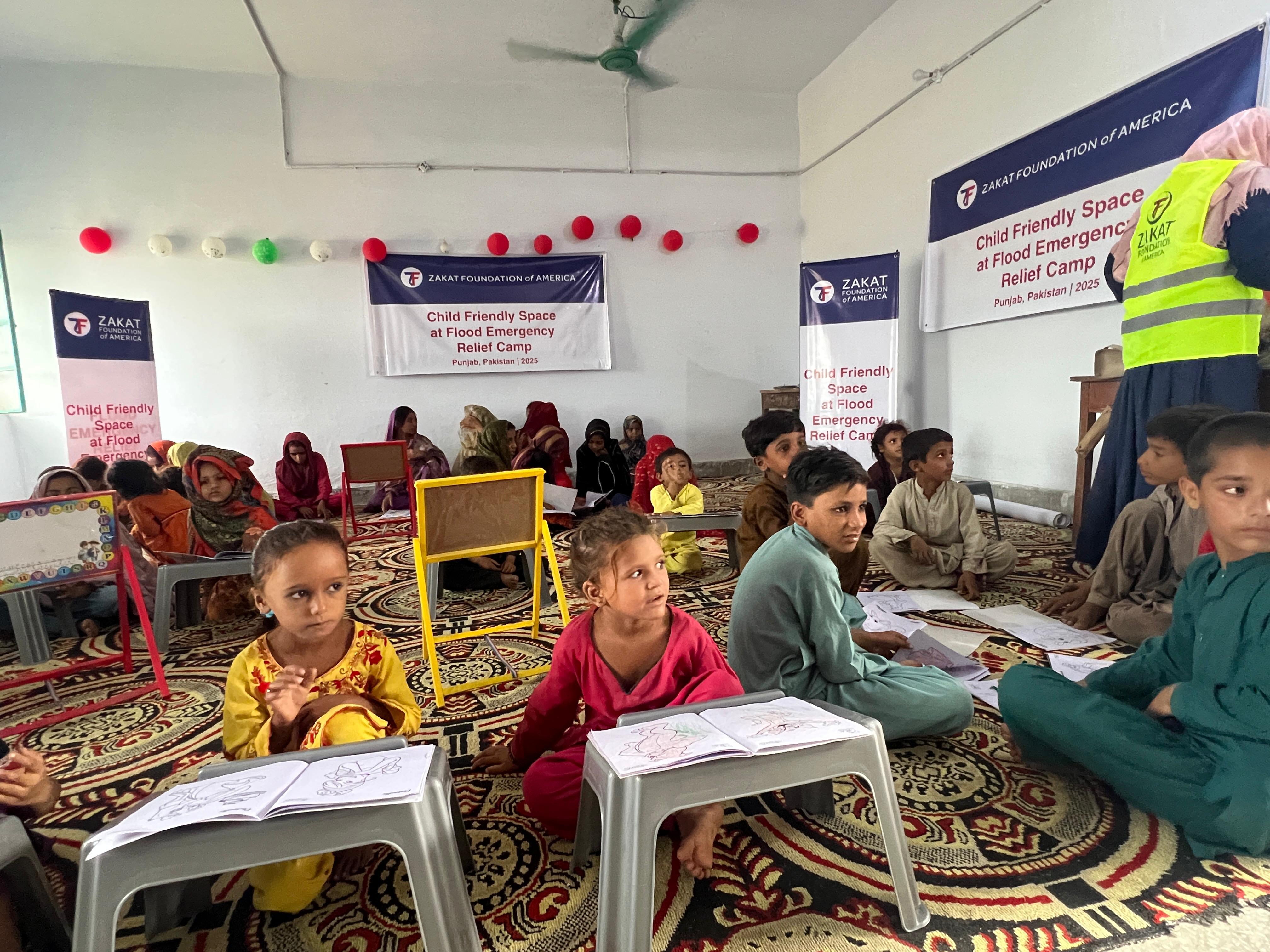Children in Punjab, Pakistan enjoy a day of learning with our teams