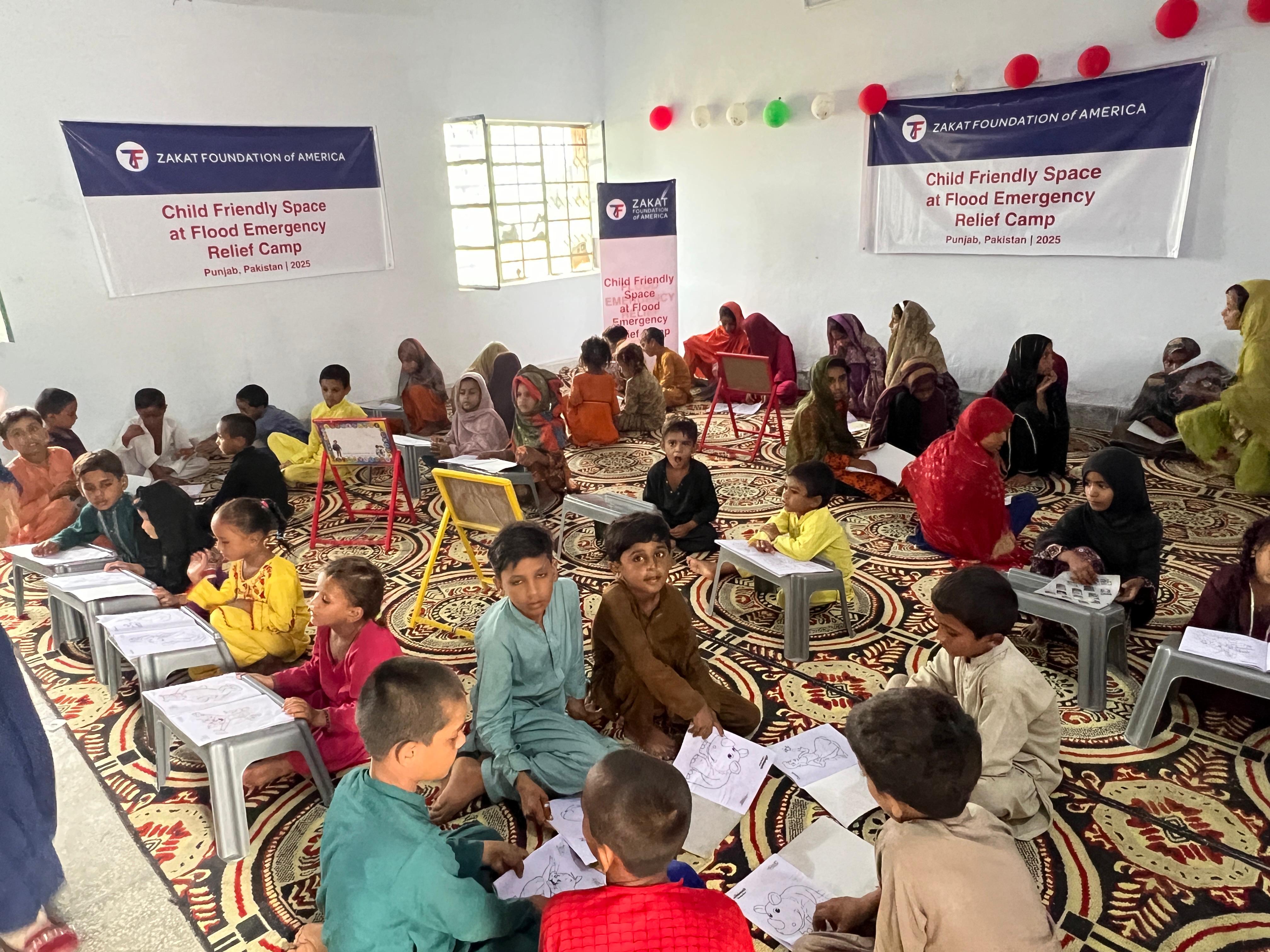 Class is in session for flood-affected children in Pakistan