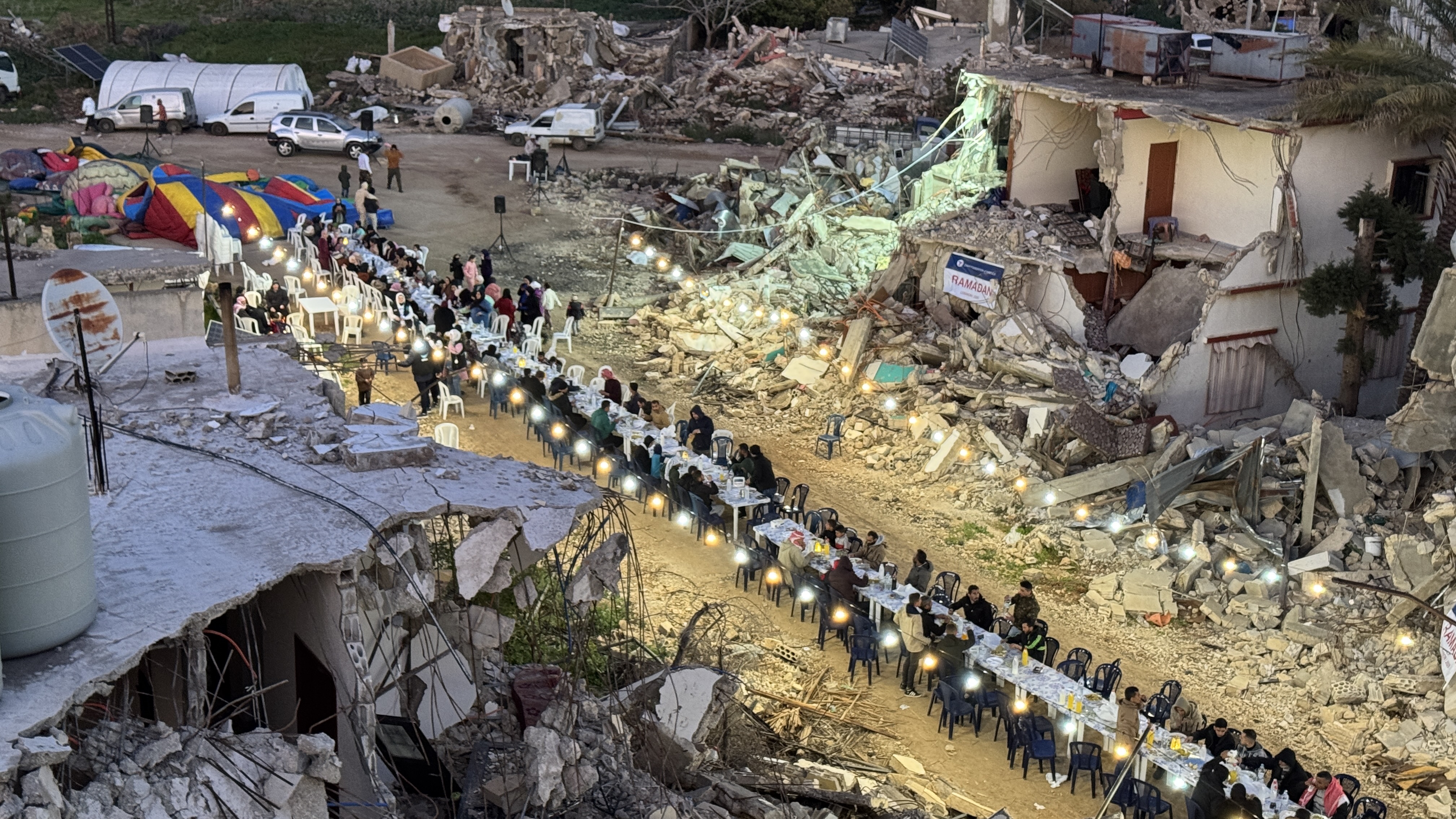 Despite their circumstances, our teams ensure families have a blessed iftar together