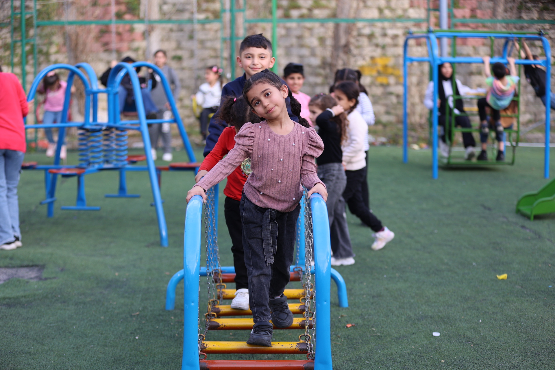 During Ramadan our teams take orphaned children to parks to enjoy the blessed month