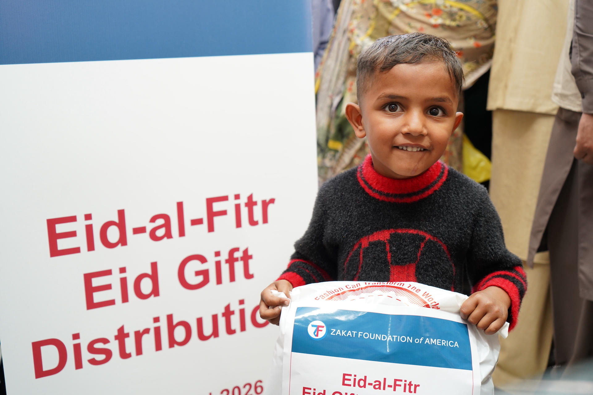 Eid gifts bring smiles and excitement to our sponsored orphans in Pakistan