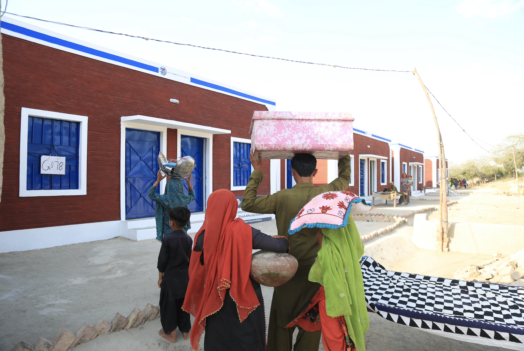 Flood affected families move into their newly constructed homes thanks to your support