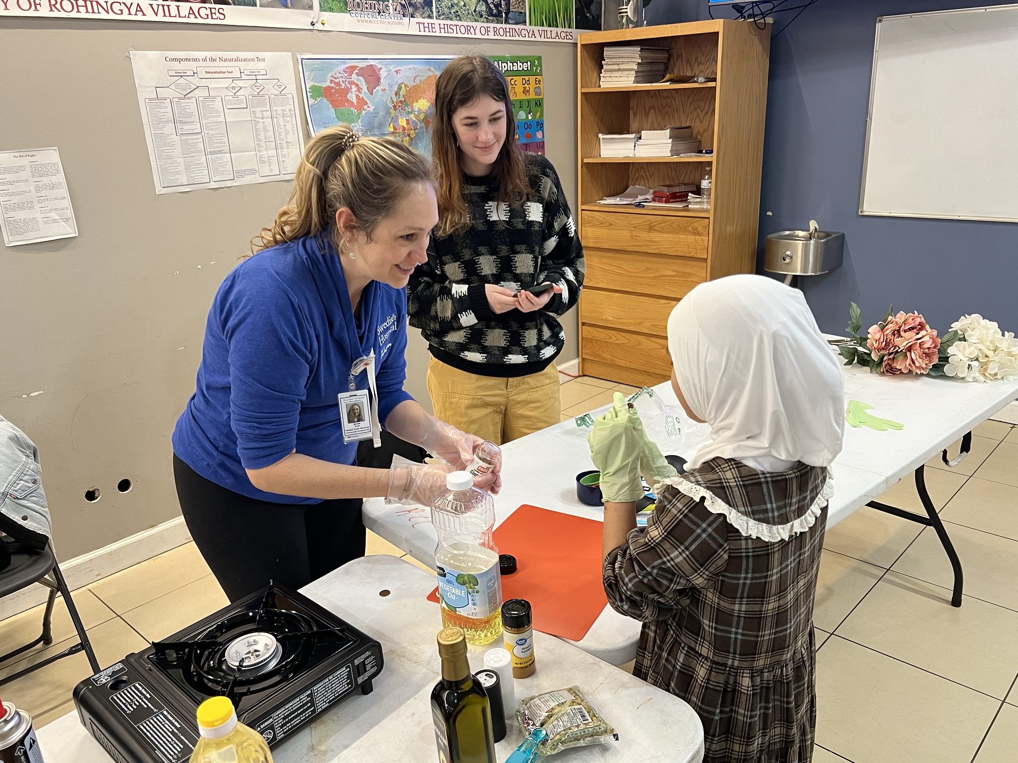Hands on learning at the Rohingya Cultural Center creates future leaders