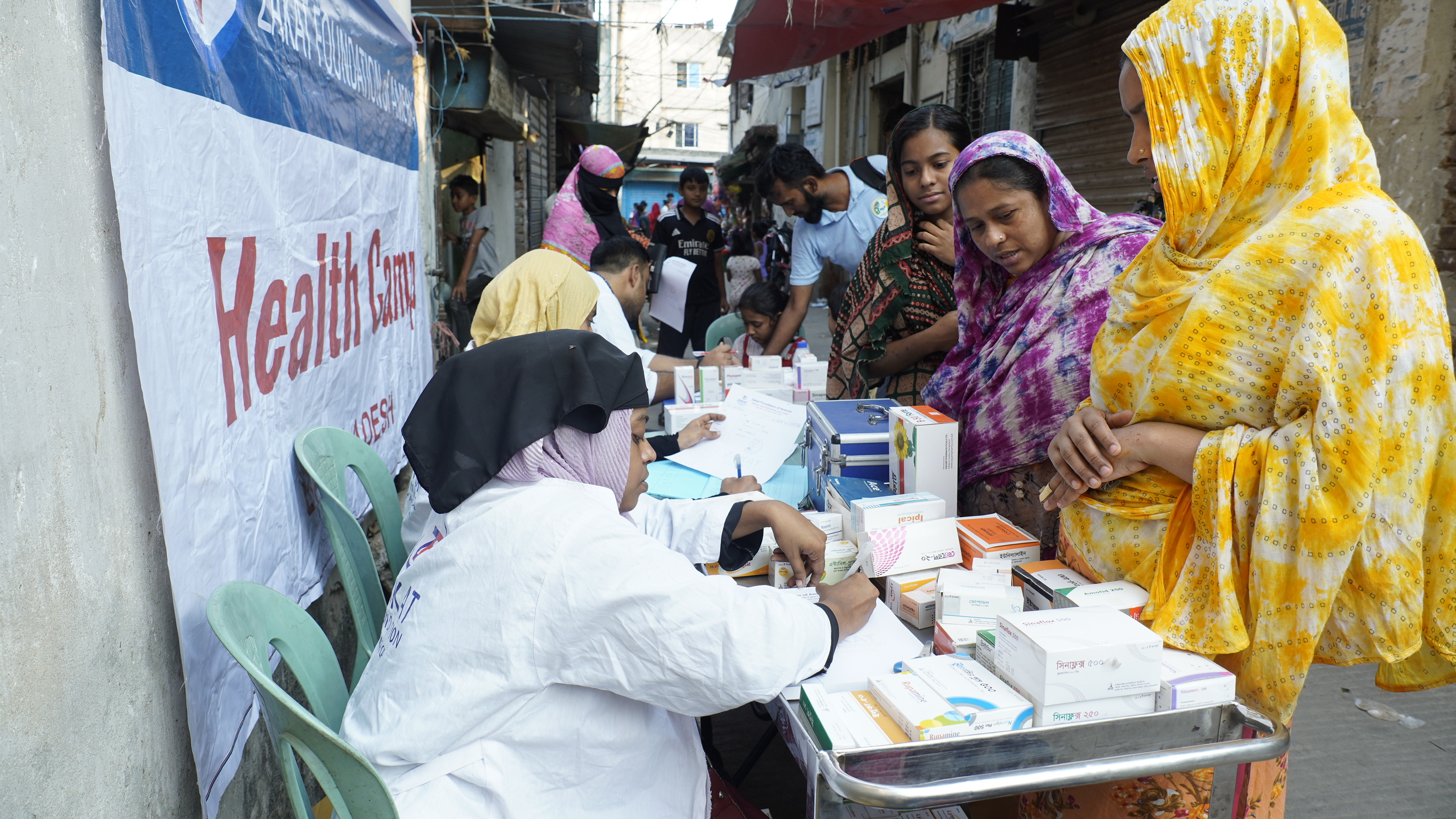 Health camps bring treatment and care to hard to reach areas