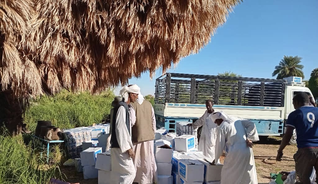 Hygiene kits are ready for distribution for displaced Sudanese families ensuring their safety from disease
