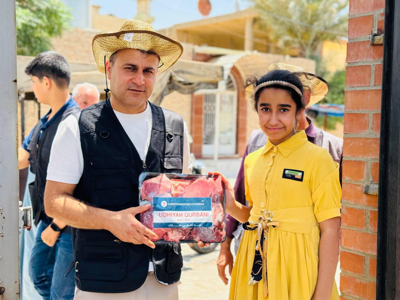 In Iraq families eagerly await their annual Udhiyah-Qurbani meat package to celebrate Eid with a feast at home