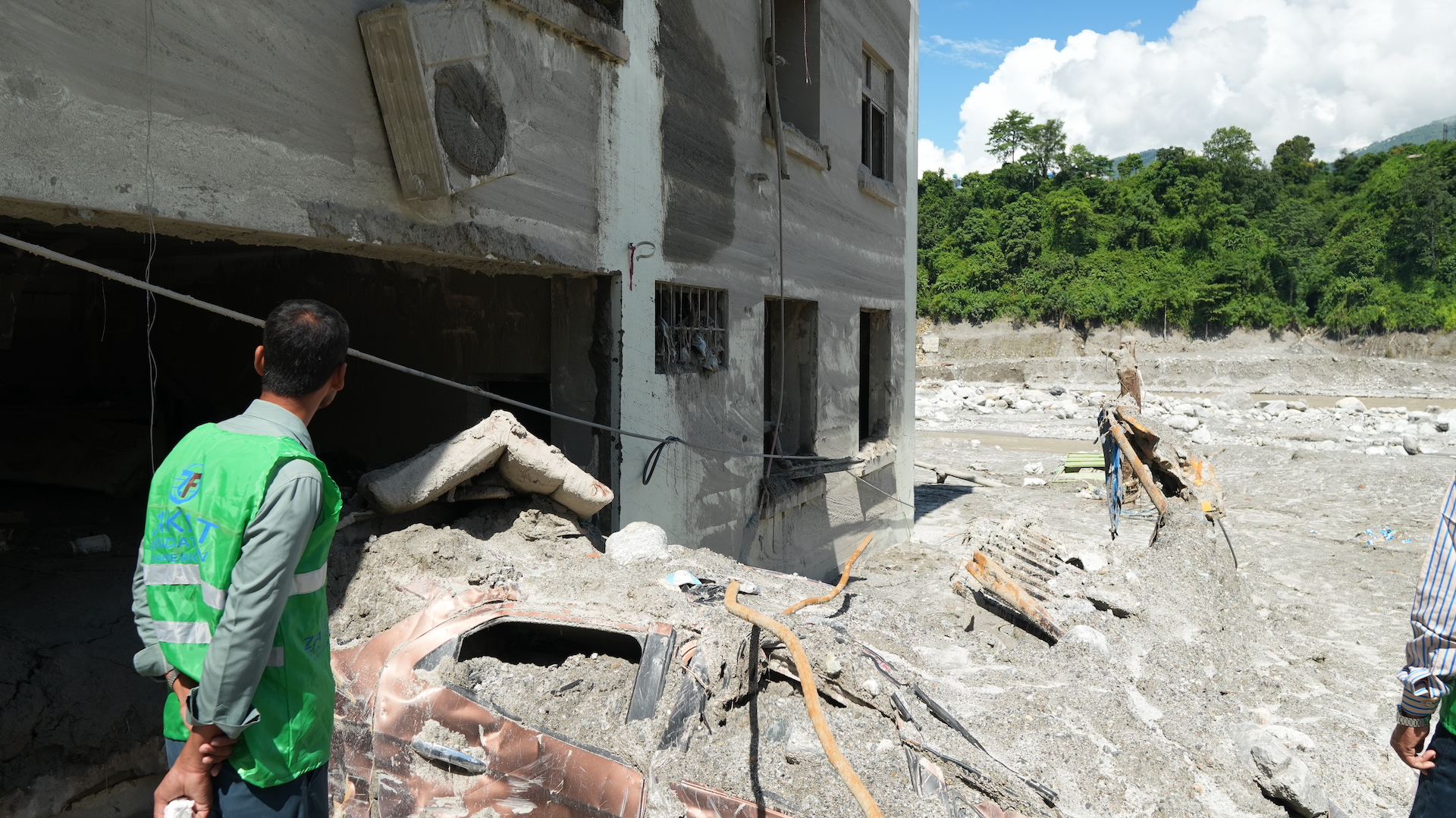 Landslides and water damage have destroyed homes in Nepal