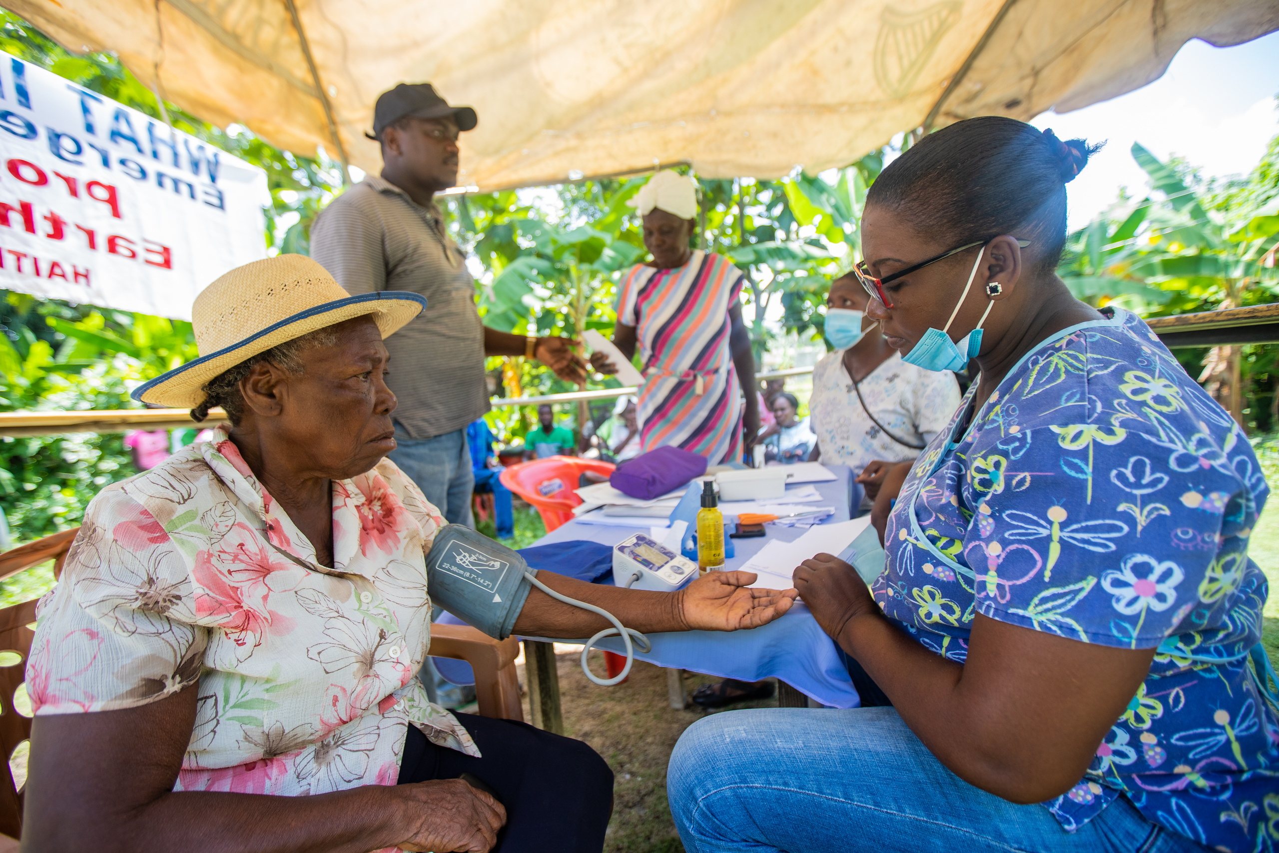 Medical assistance to earthquake affected families in Haiti bring care and comfort