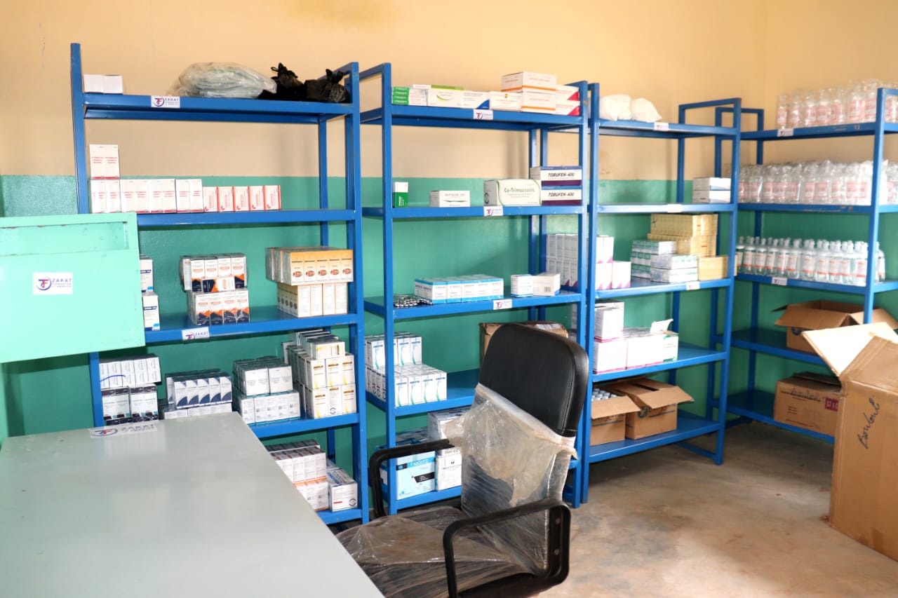 Medical supplies and medication are ready for patients in Mali