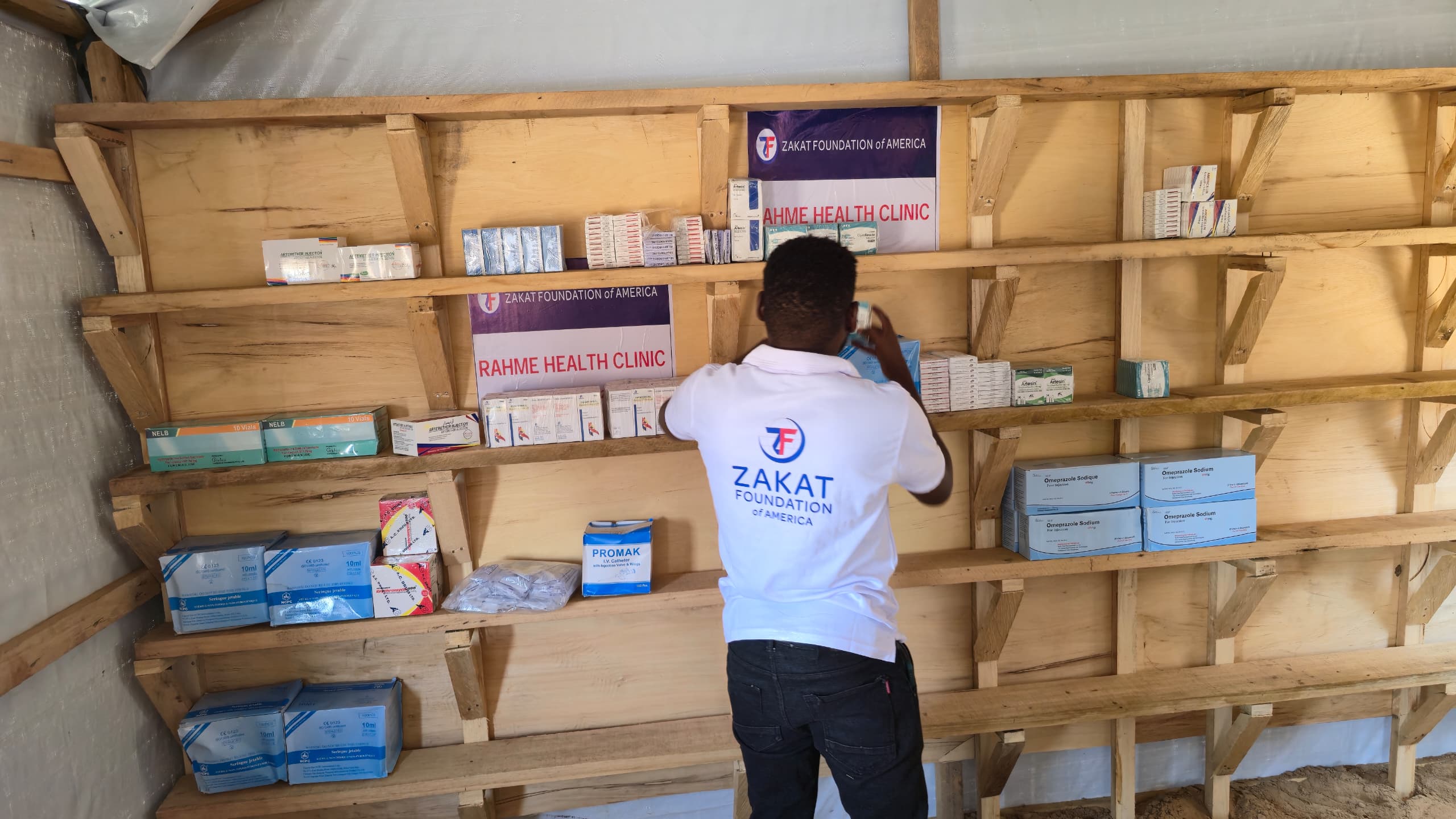 Medications are being stocked at our health clinic in Chad to assist Sudanese refugees
