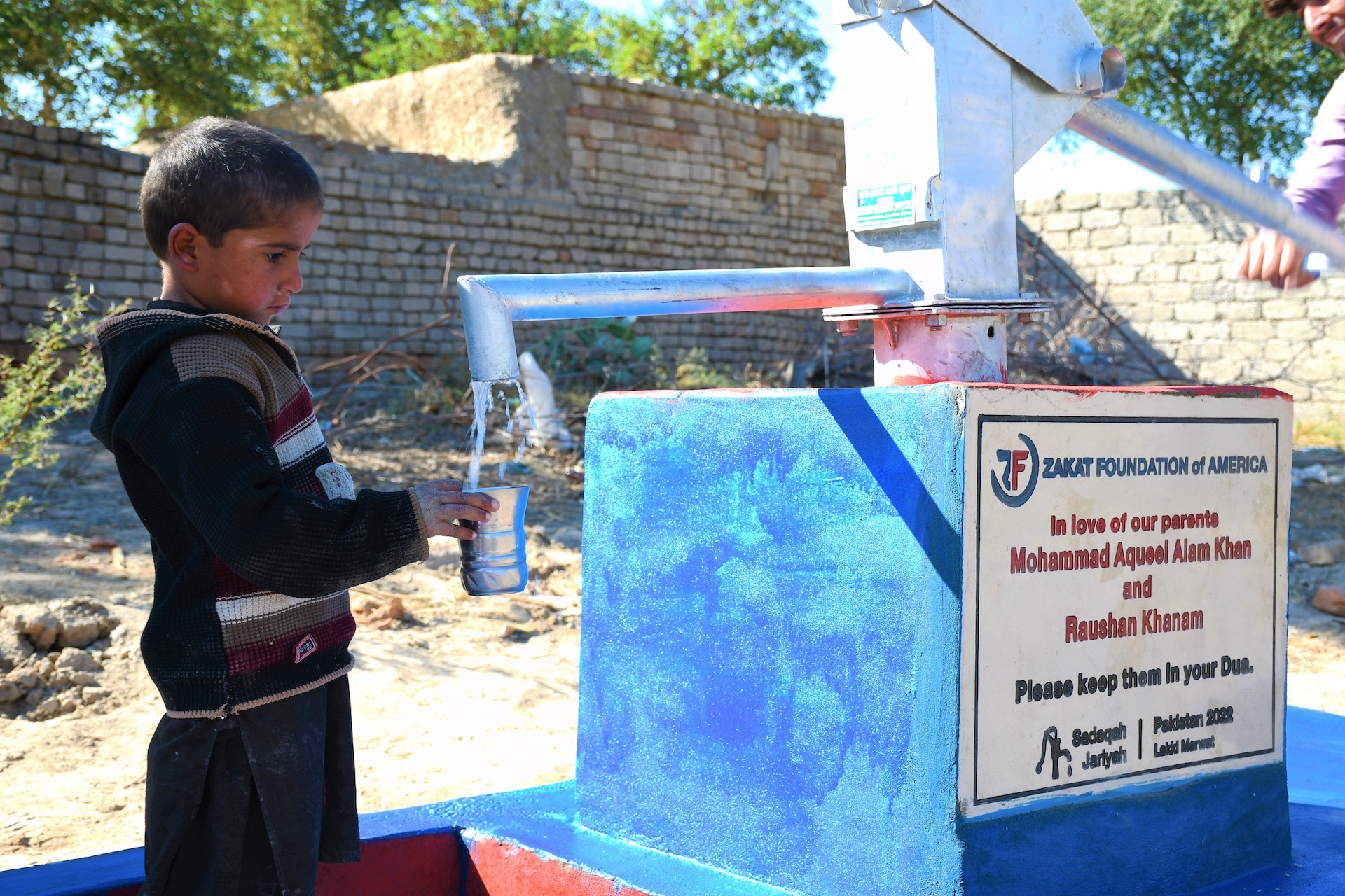 Wells transform a whole village one cup at a time