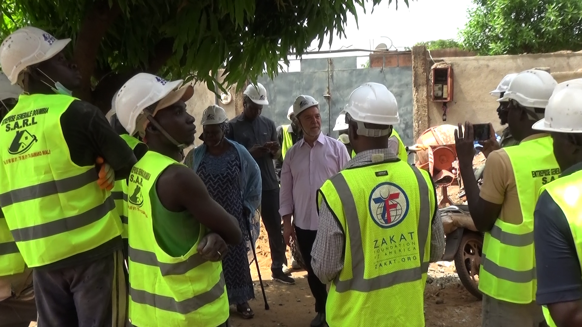 Mr. Demir oversees our newest orphanage construction in Mali