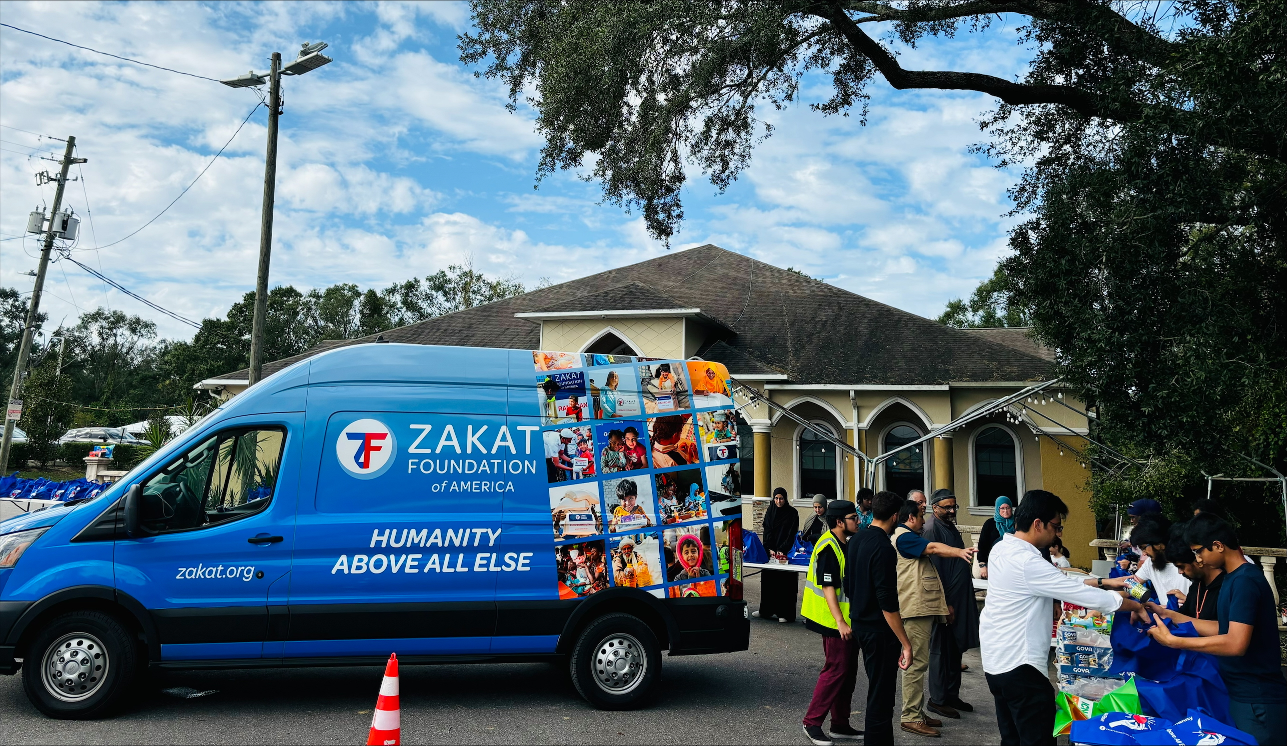 Our Florida volunteers pack relief bags for Hurricane Helene and Milton affected families