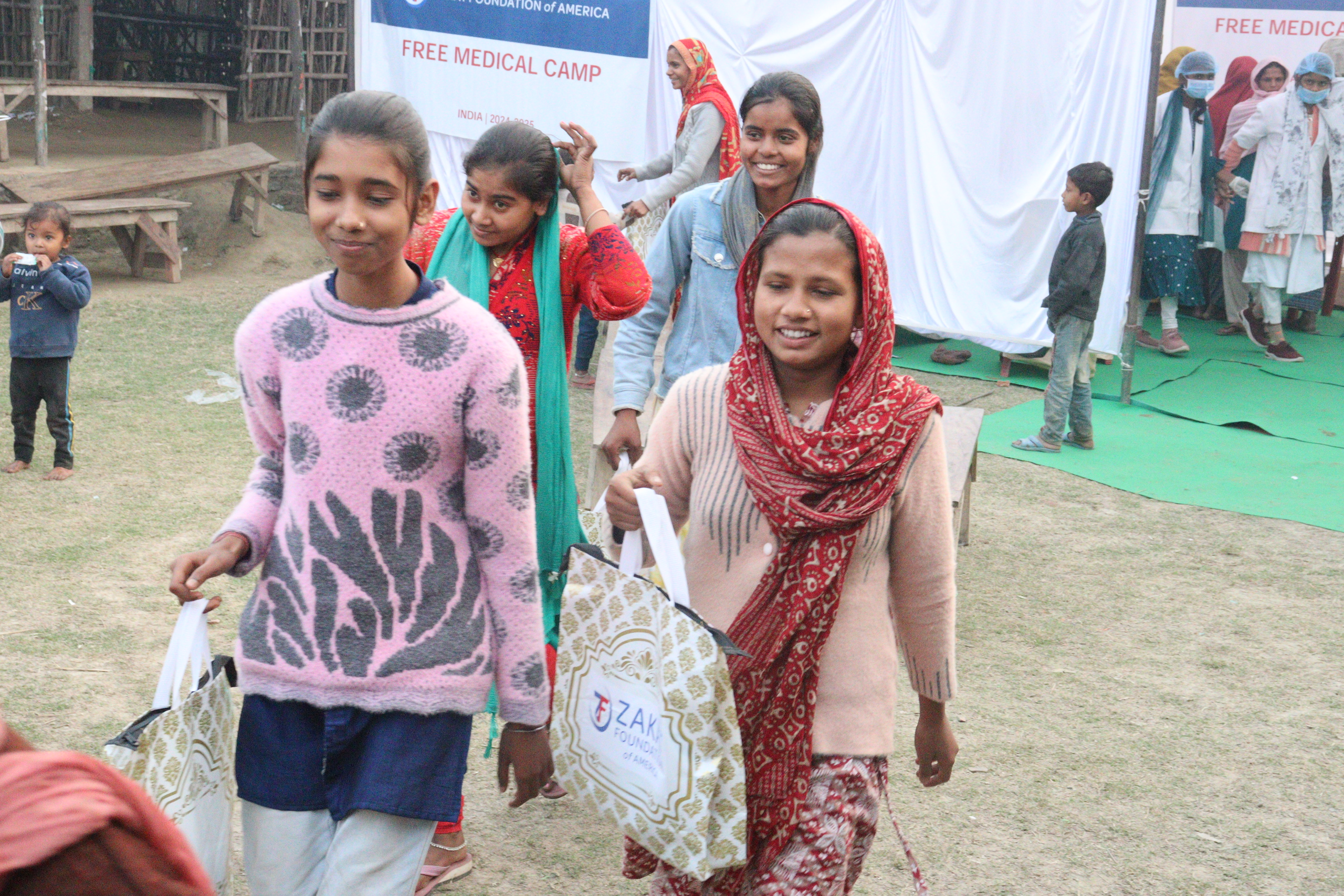 Our free medical camps treat families without access to medical care