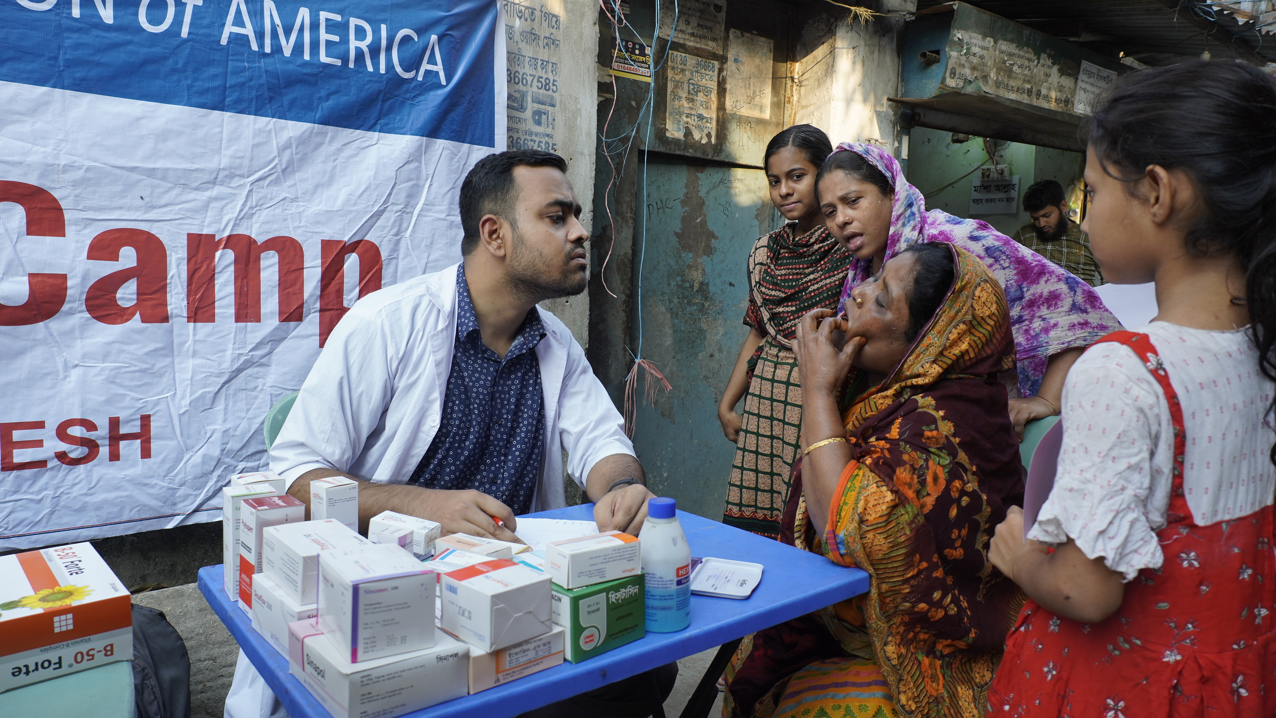 Our mobile health clinics assess patients unable to afford healthcare