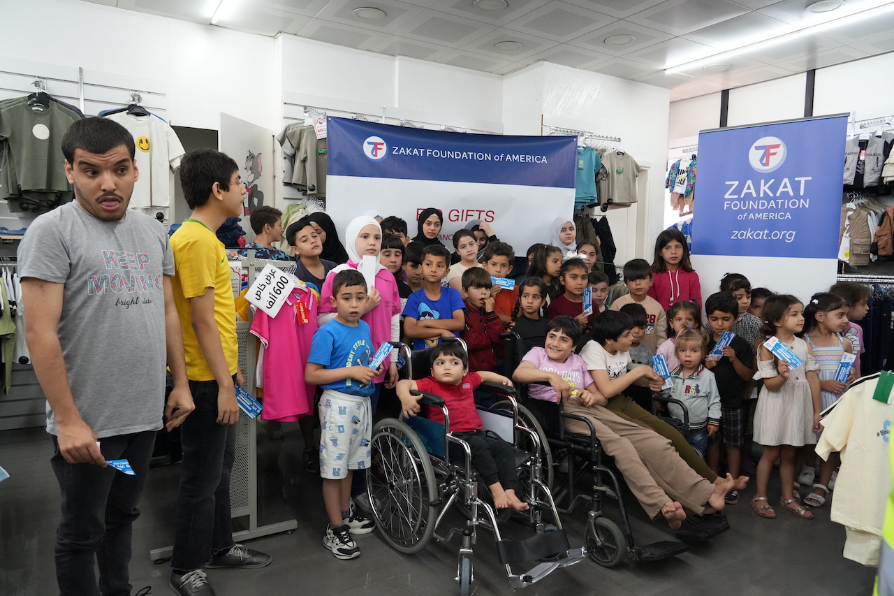 Our sponsored orphans go Eid clothes shopping