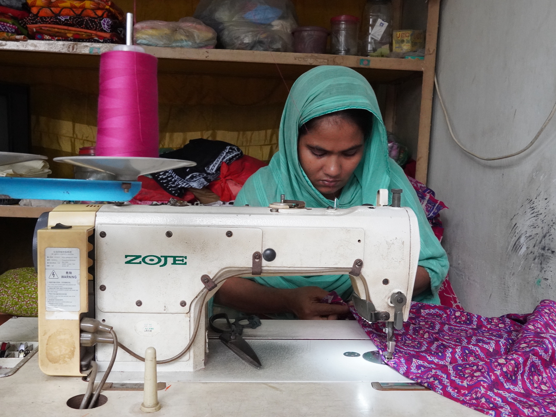 Our tailoring classes in Bangladesh open the doors to self reliance