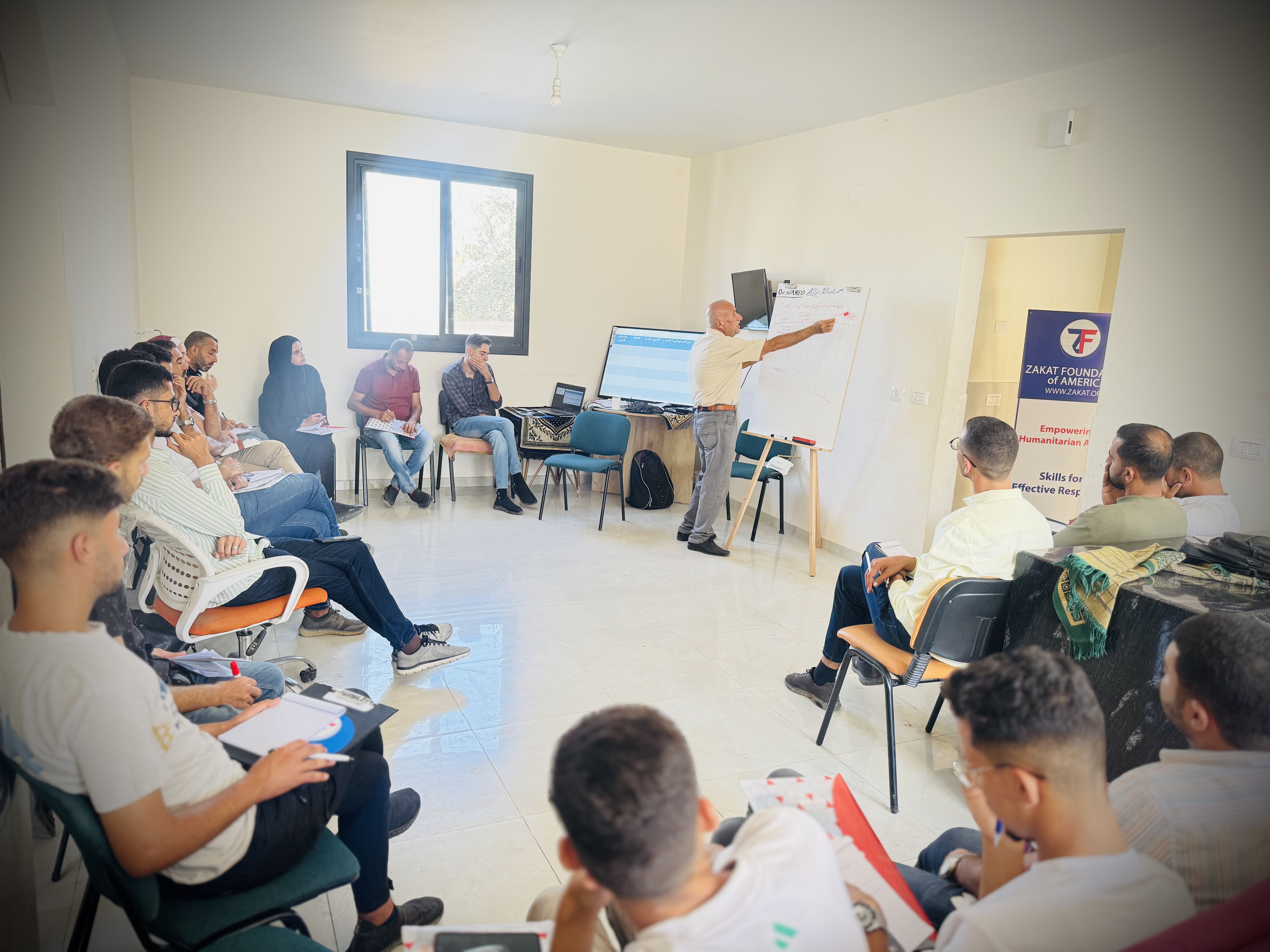 Our team trains humanitarian leaders in Gaza to continue the work taking place there