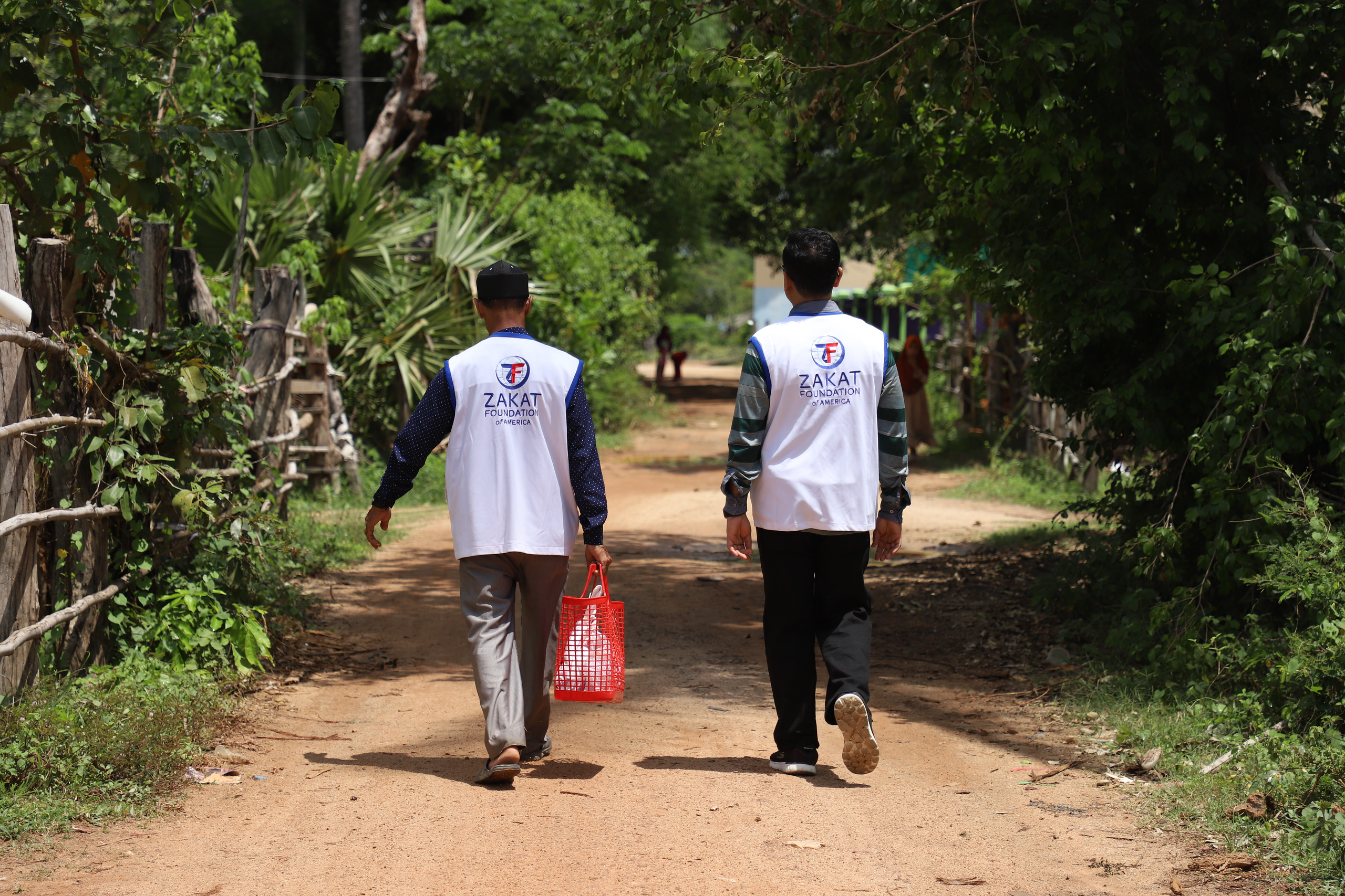 Our team visits families door to door to ensure they have their Udhiyah-Qurbani shares