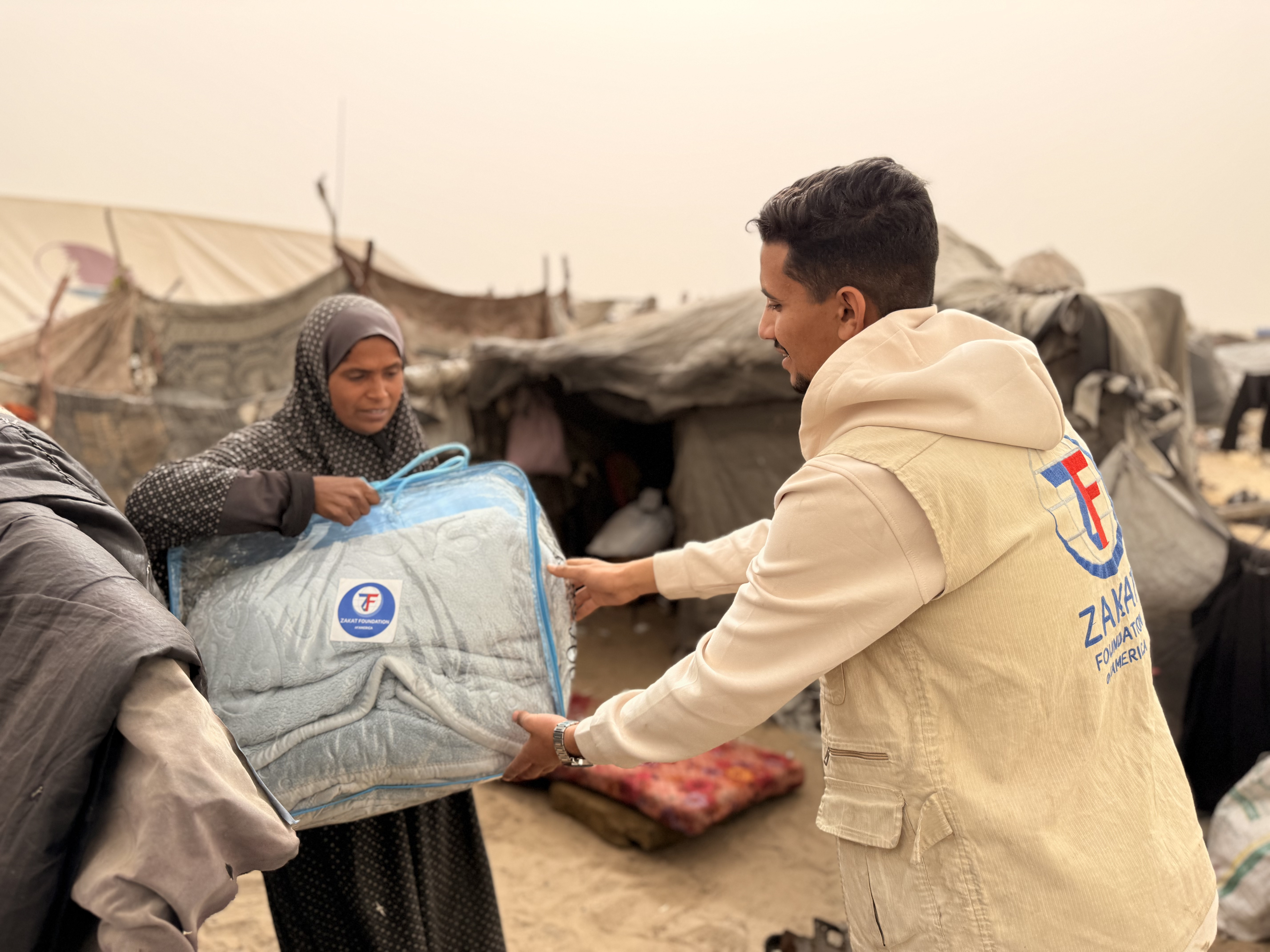 Our teams deliver warm winter essentials to families in Gaza