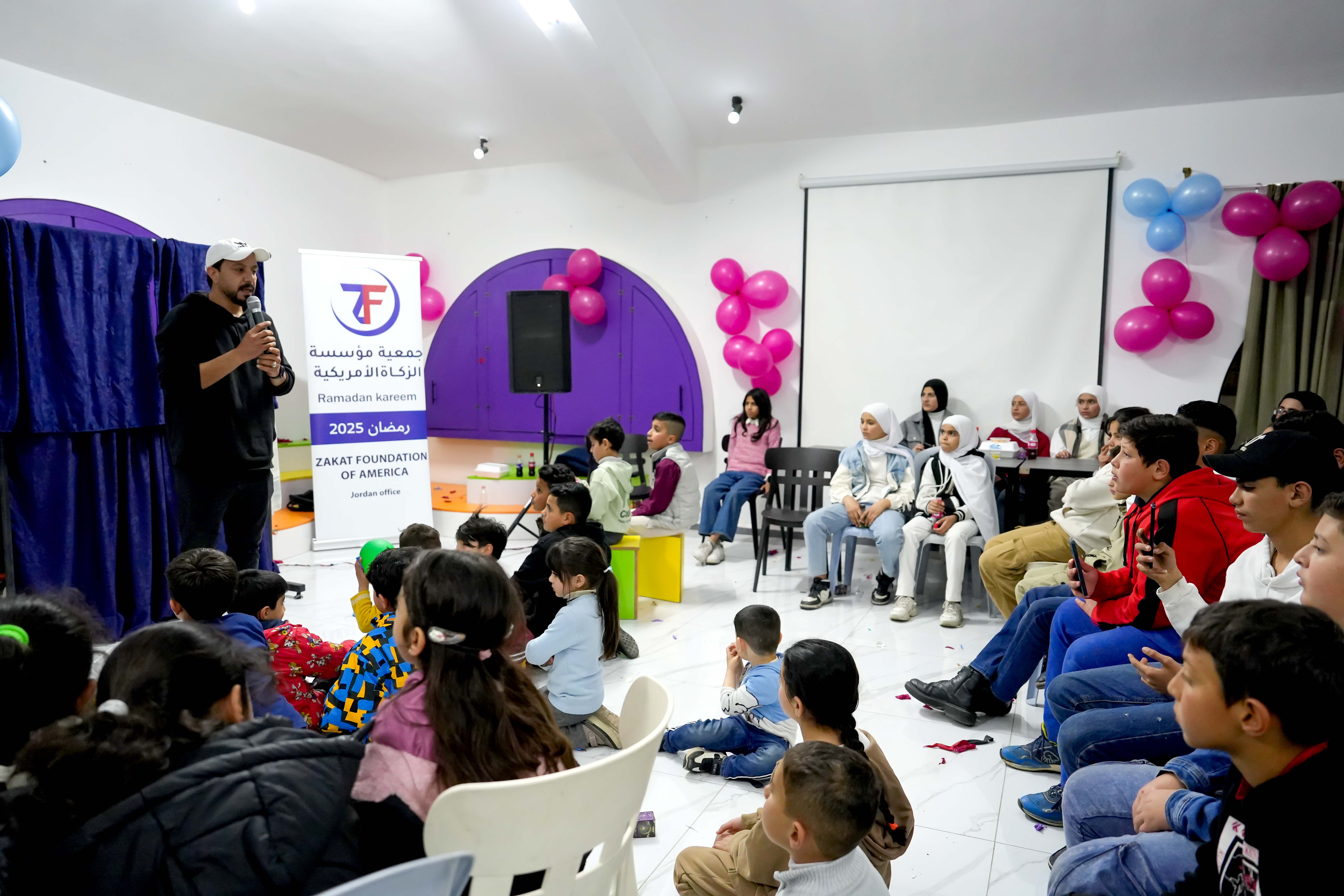 Our teams entertain our sponsored orphans in Jordan