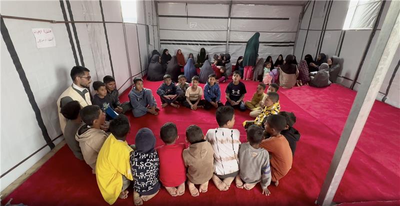 Our tent mosques in Gaza serve as places for spiritual comfort