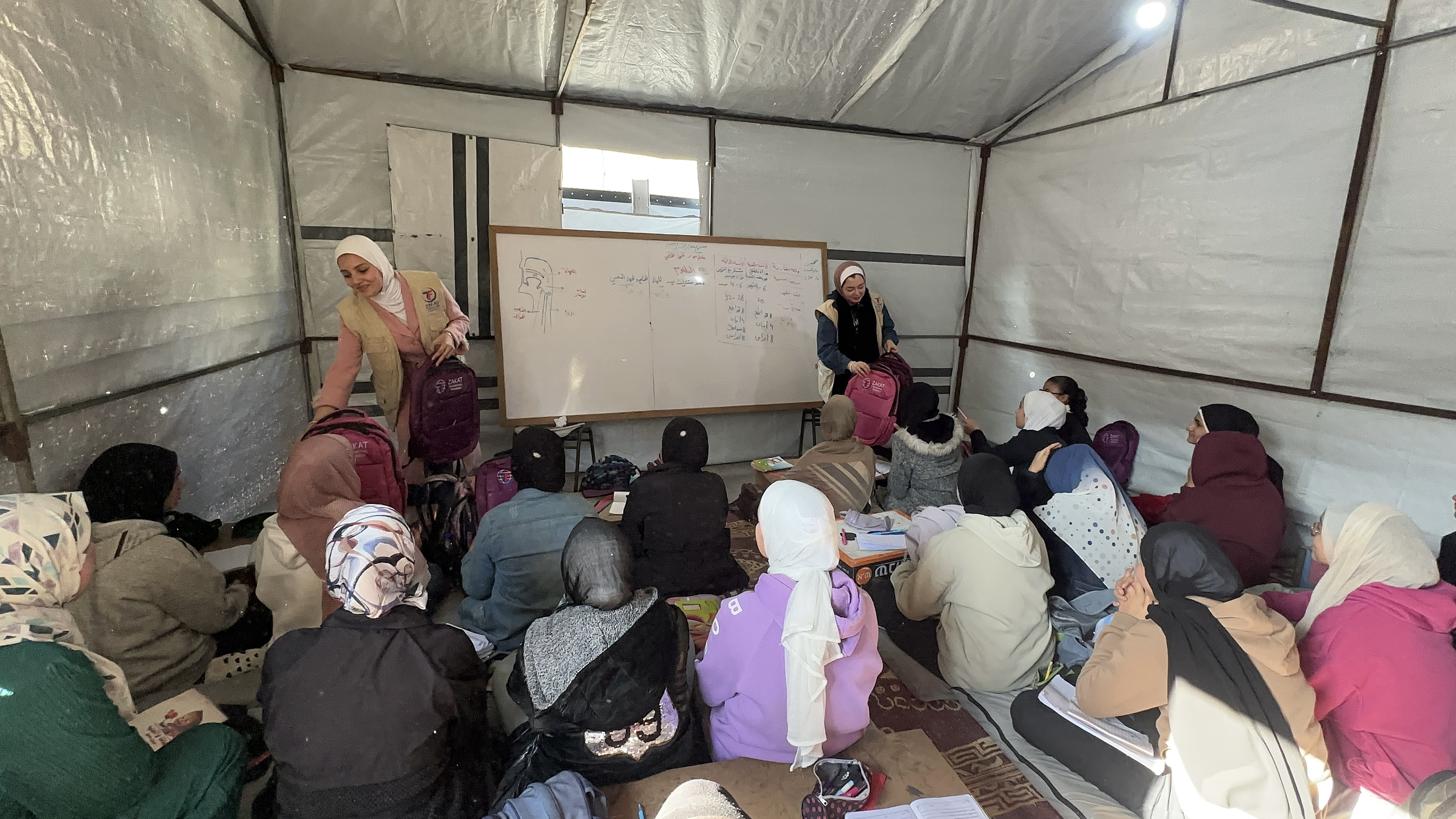 School is in session as children in Gaza receive new supplies and a resolve to learn