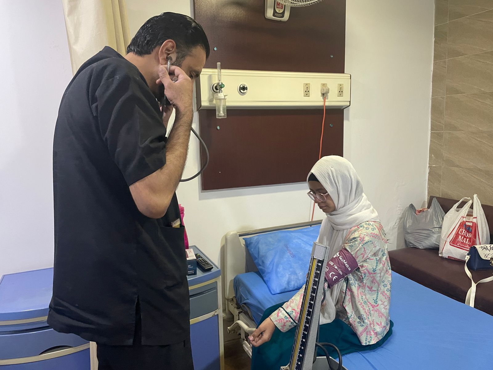 Sponsored orphans receive annual medical checkups to ensure their safety
