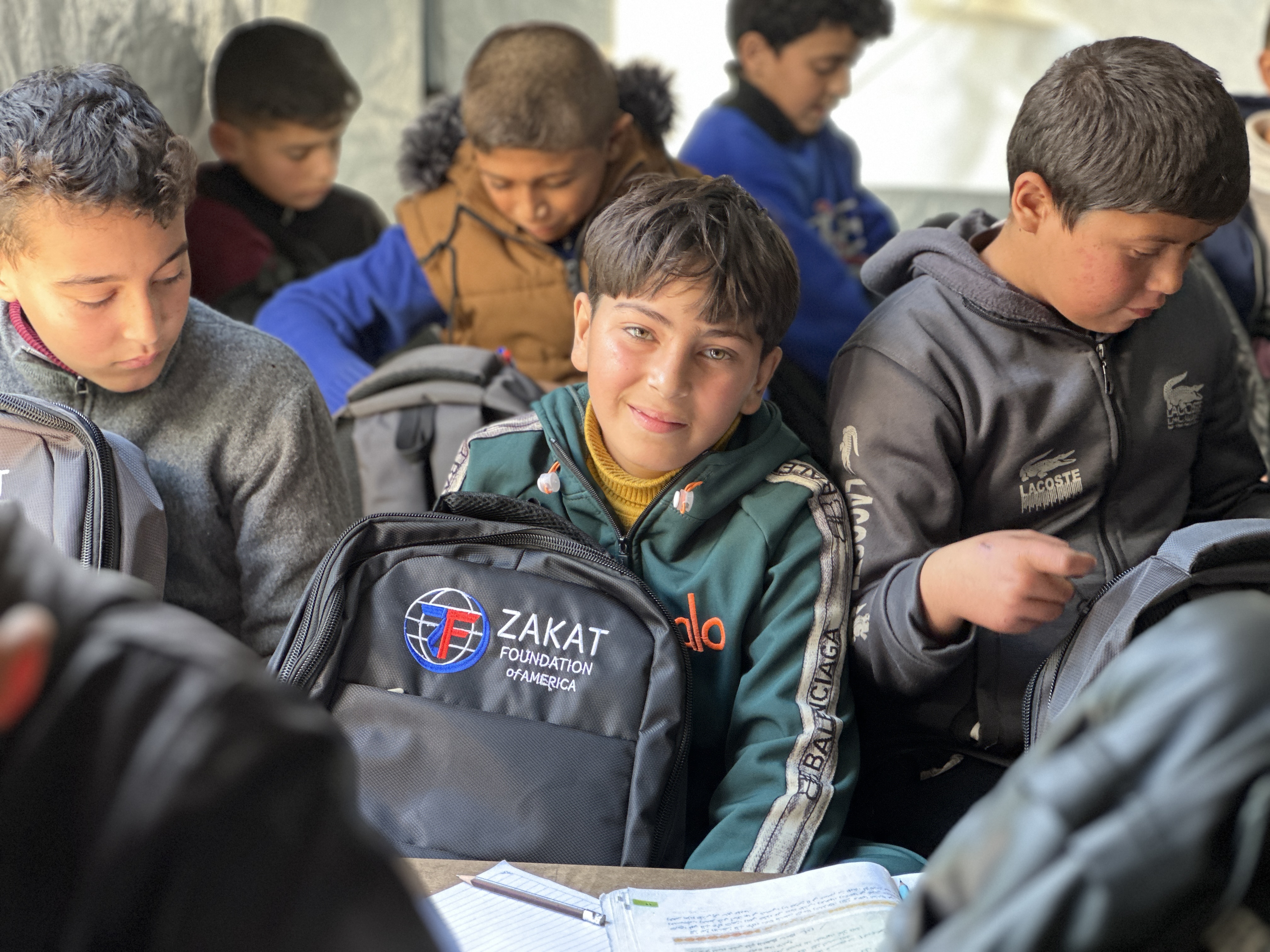 The future is in reach as children in Gaza attend school with new stationary and big dreams