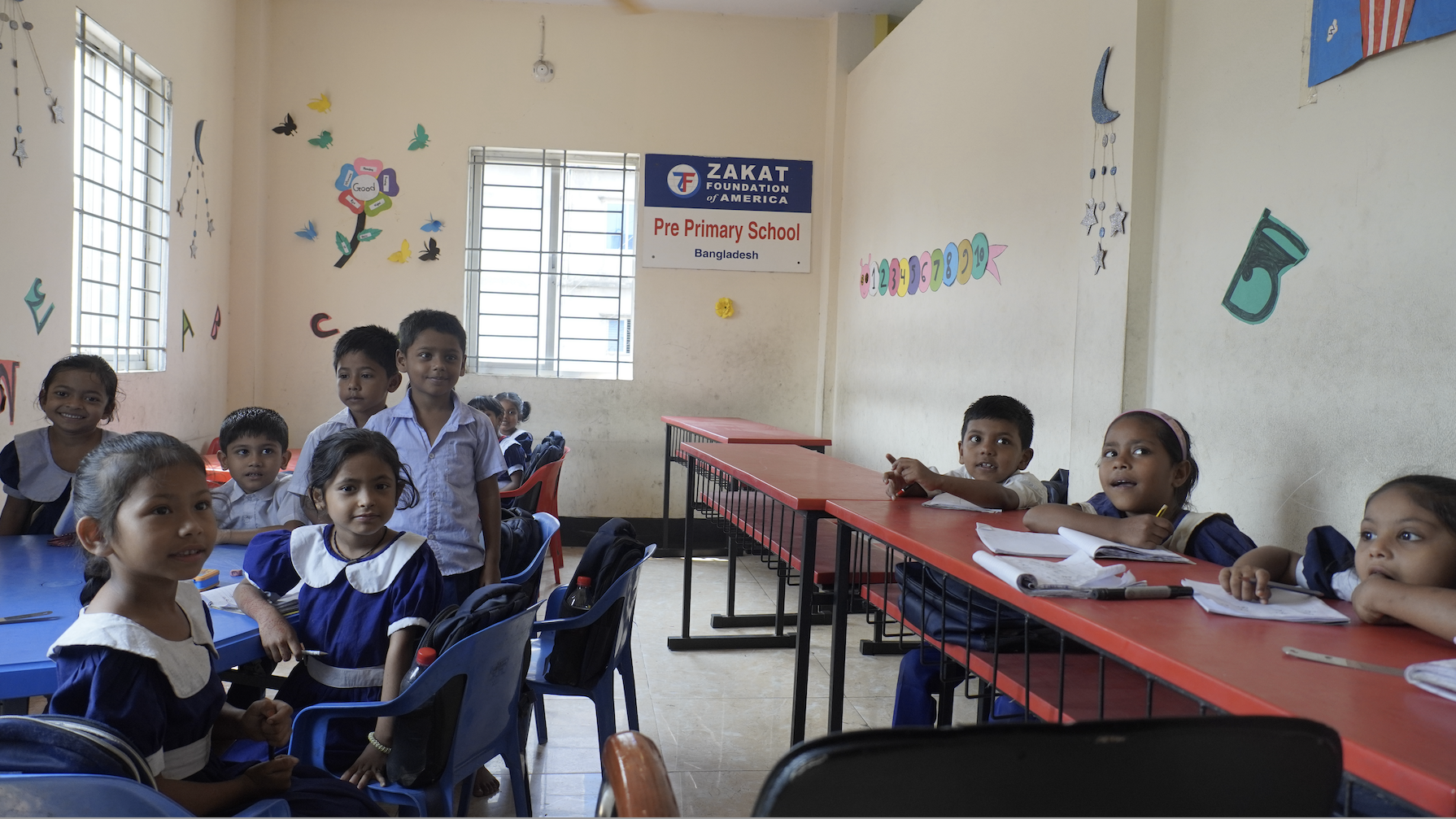 The future is now, children are ready to learn at our Pre Primary School in Bangladesh