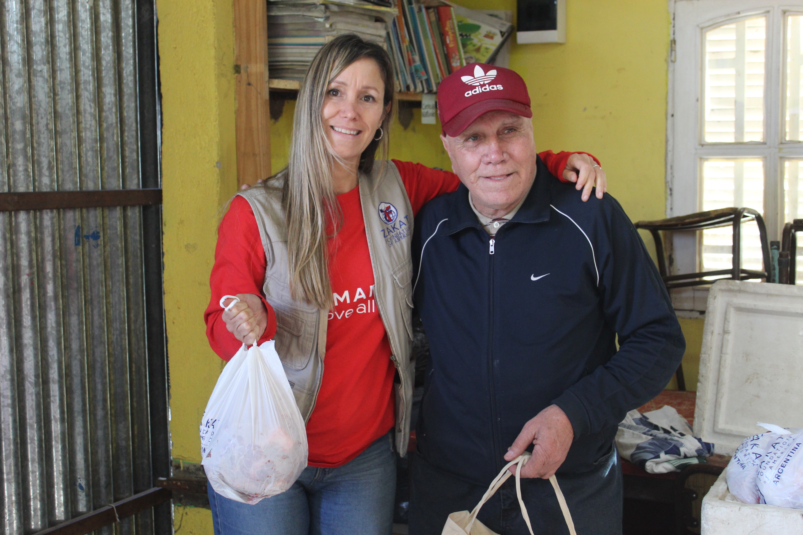 Udhiyah meat in Argentina helps ensure even the elderly have nutritious foods
