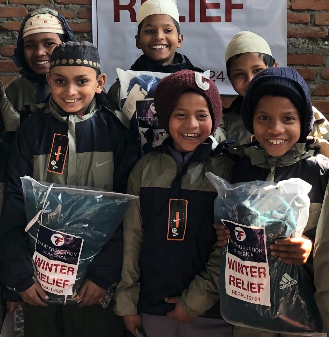 Winter relief is the gift of warmth and security