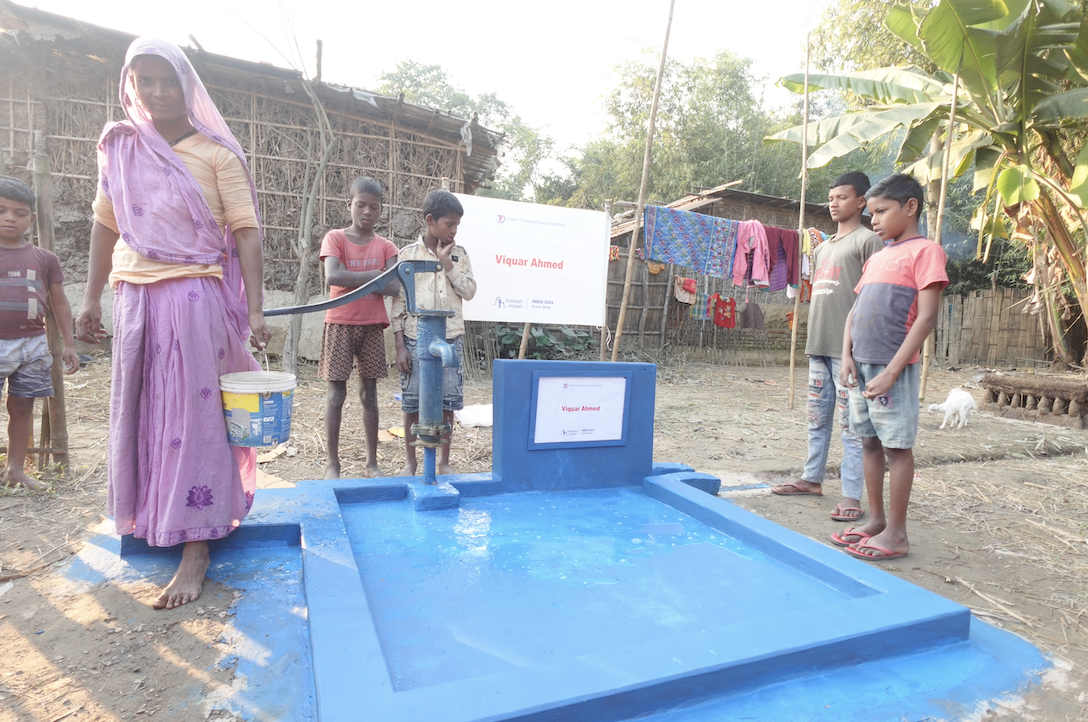 With water pumps closer to home, women and children no longer walk miles in search of clean water