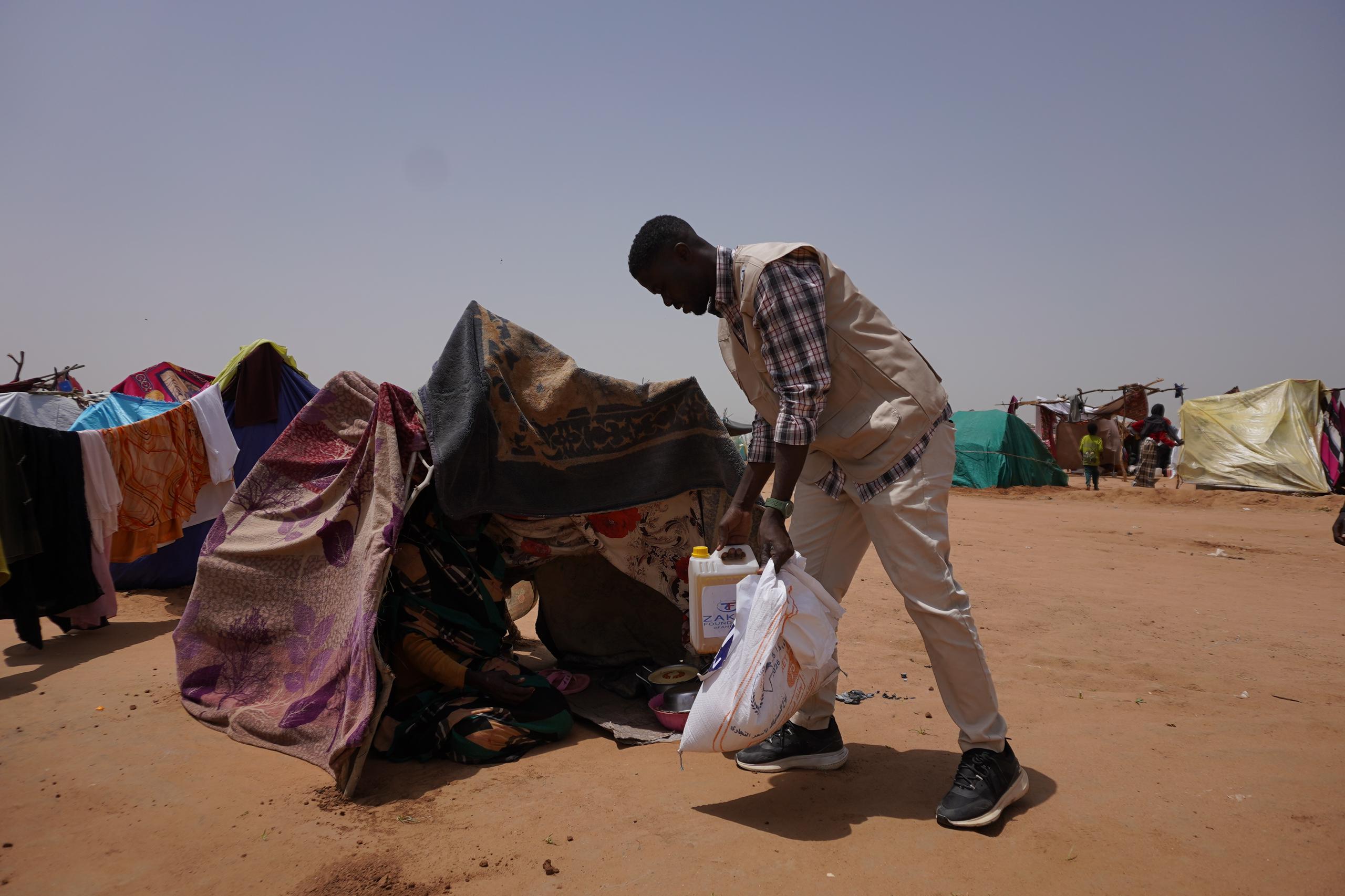Your support brings hope to families in makeshift shelters in Sudan with food security