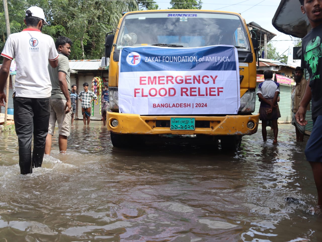 Your support reaches flood affected families despite the challenges